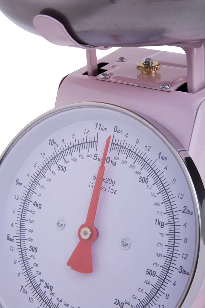 Olivier 5kg Pink Retro Kitchen Scale - Image 5