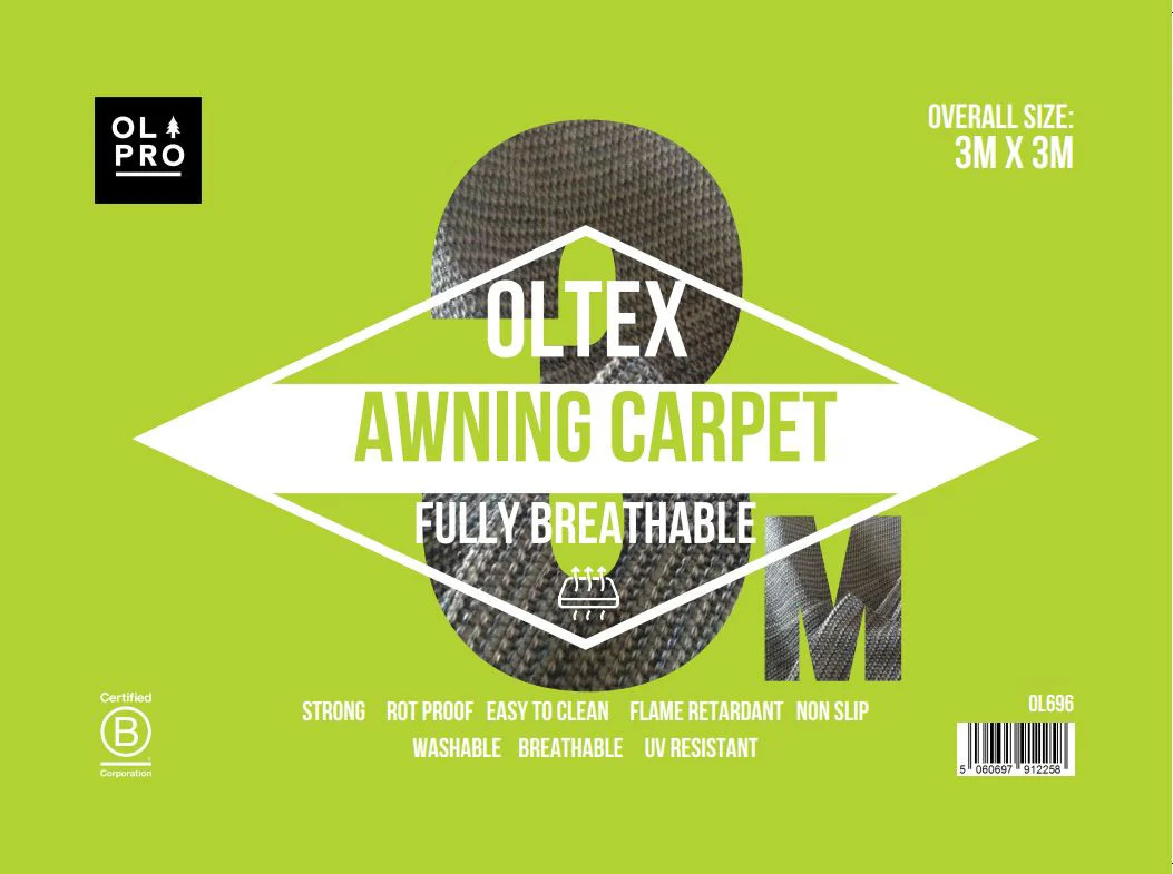 Oltex Breathable Awning Groundsheet 3.0m x 3.0m - Blue - Image 2