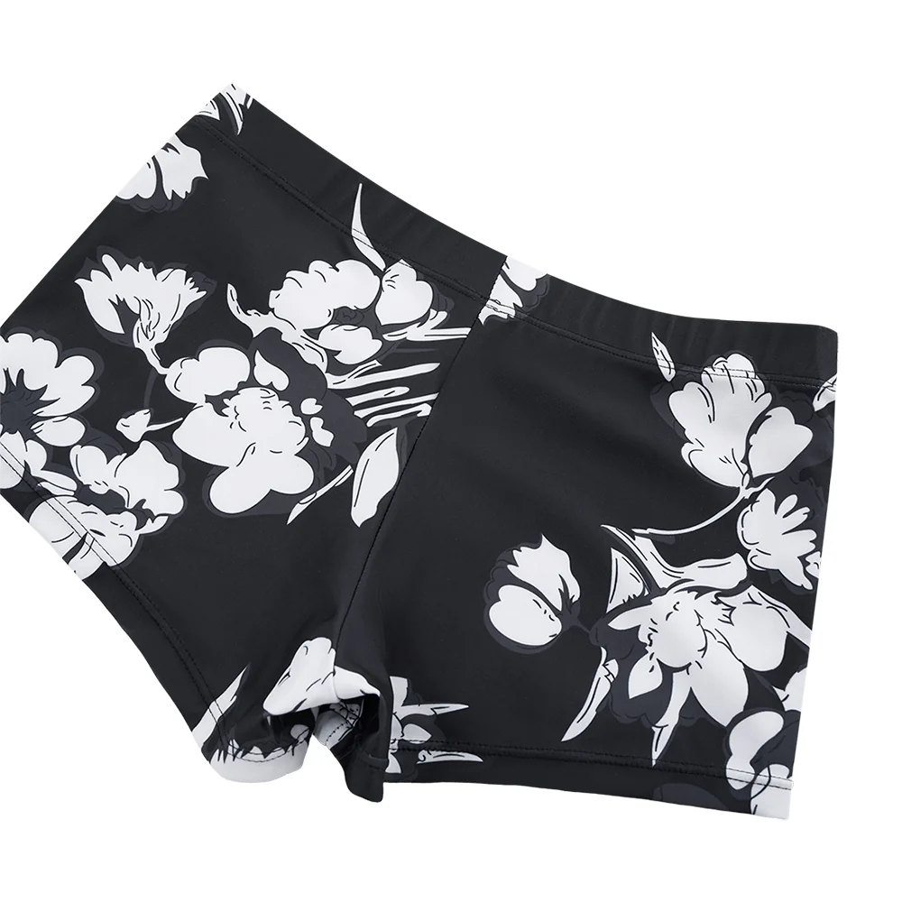 One-piece Floral Swimdress With Shorts - Image 6