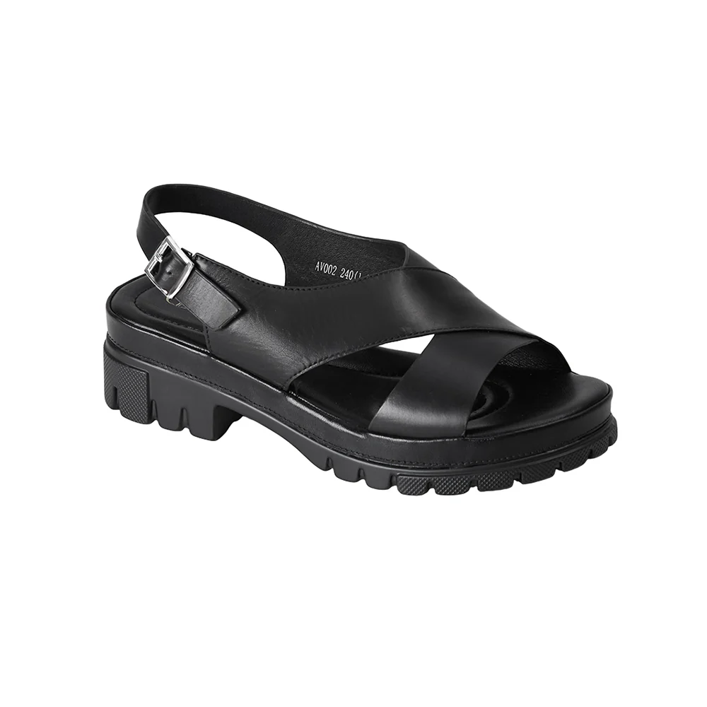 Open Toe Heeled Sandals - Black - Image 3