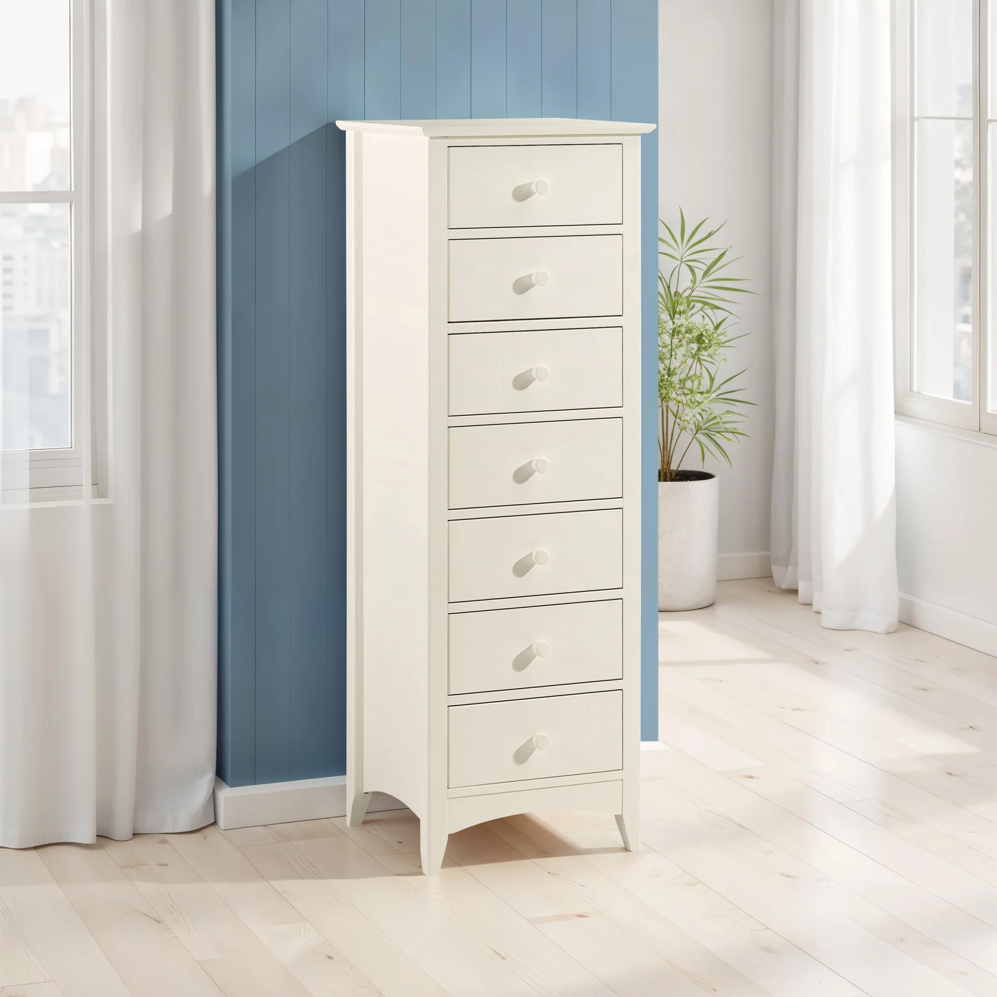 OPHELIA 7 DRAWER NARROW CHEST