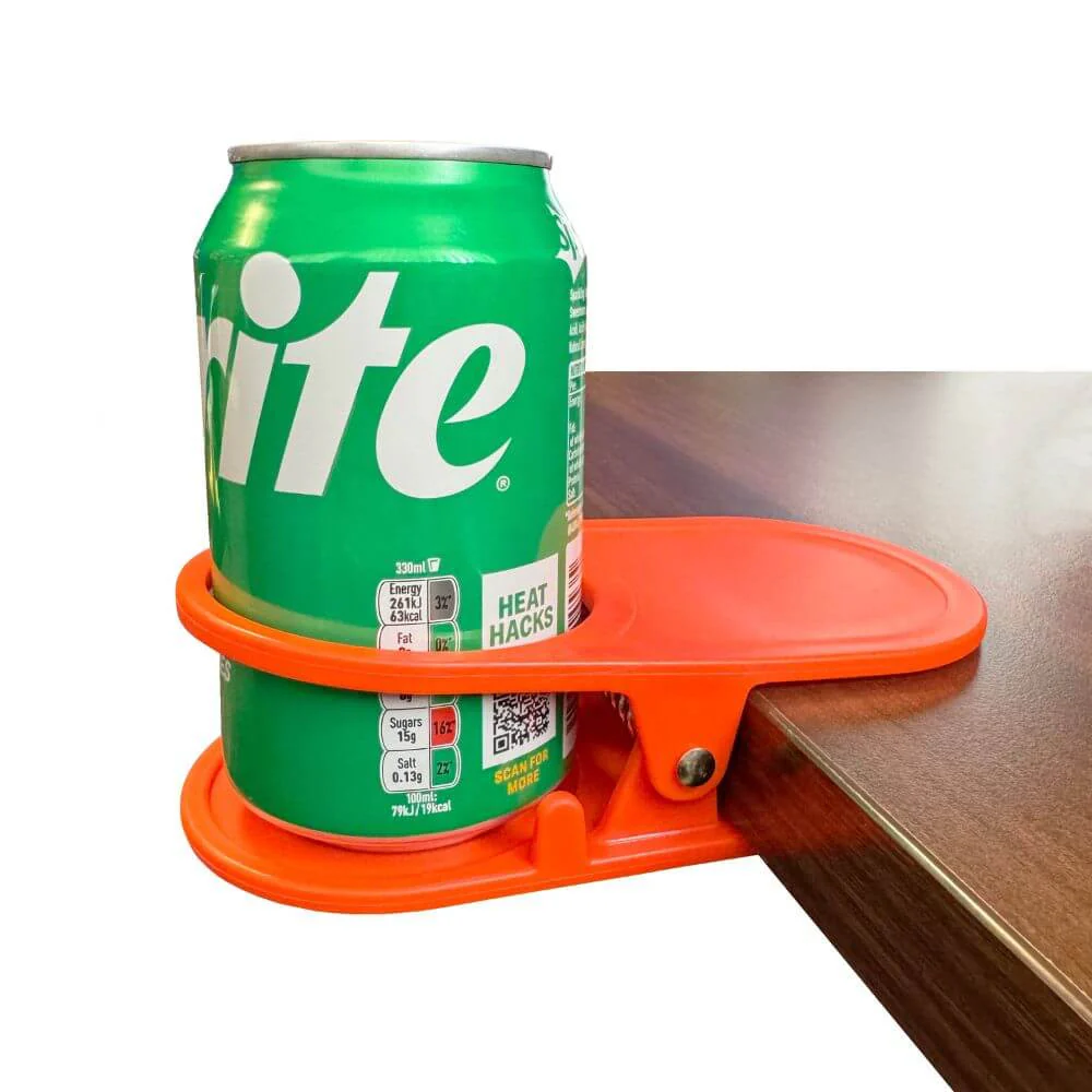 Orange Drink Holder Table Clip - Image 3