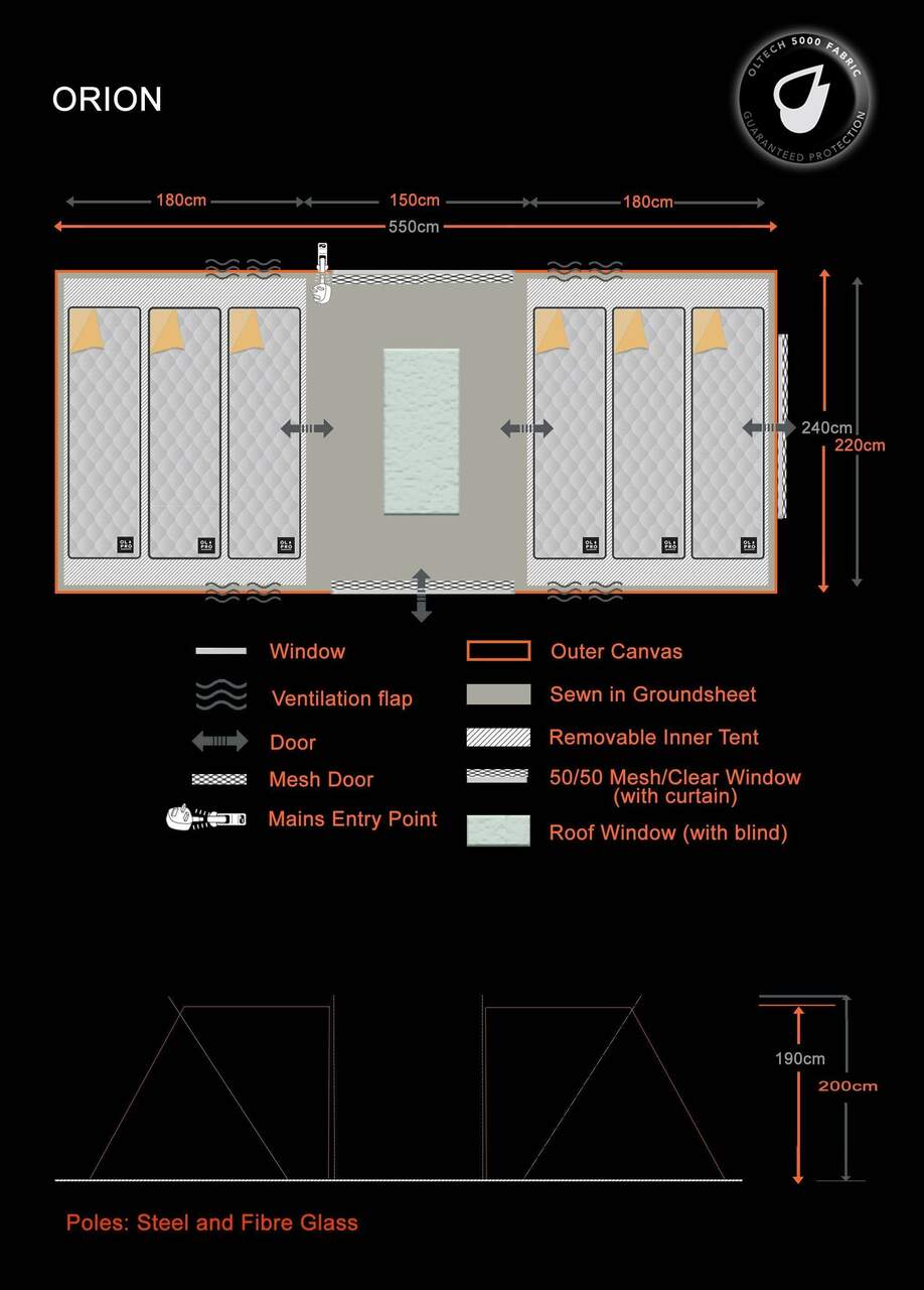 Orion 6 Berth Tent - Image 4