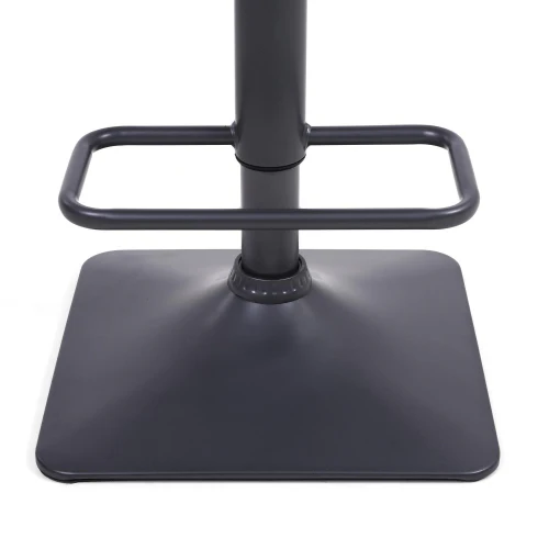 Orion Suede Effect Light Grey Bar Stool - Image 12