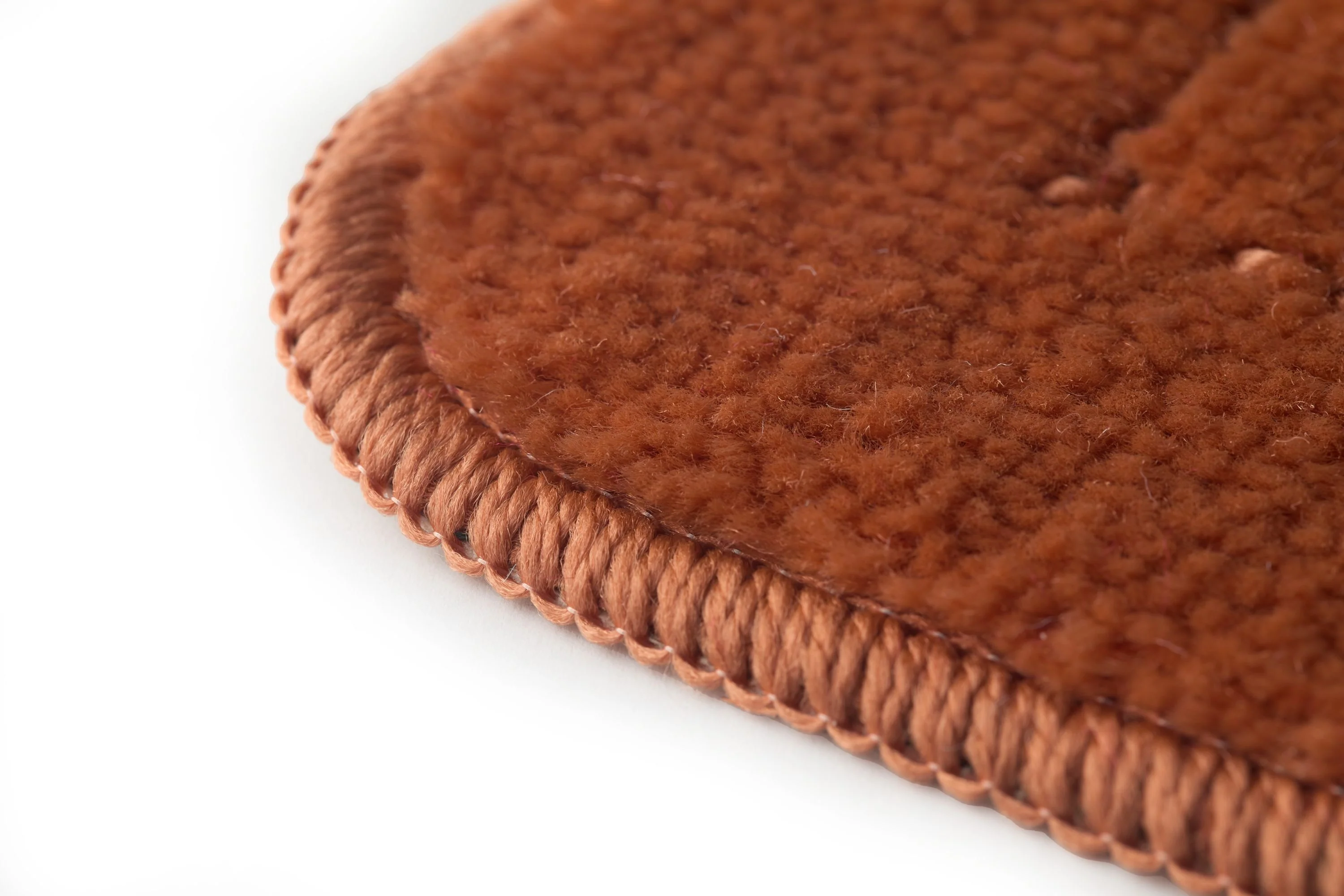 Orkney - Crosshatch 2 Pc Bath Set in Burnt Orange - Image 5
