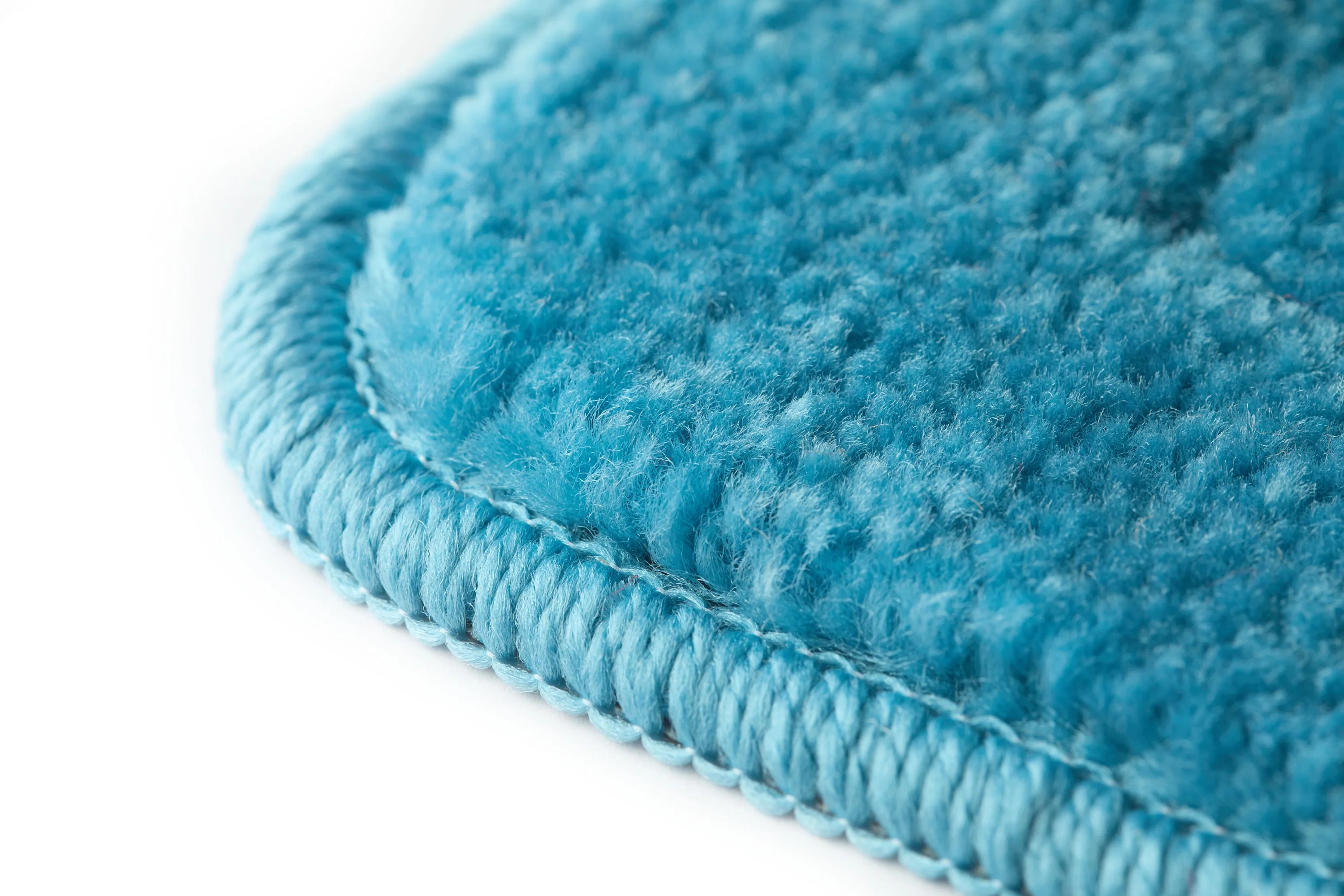 Orkney - Crosshatch Bath mat in Aqua - Image 6