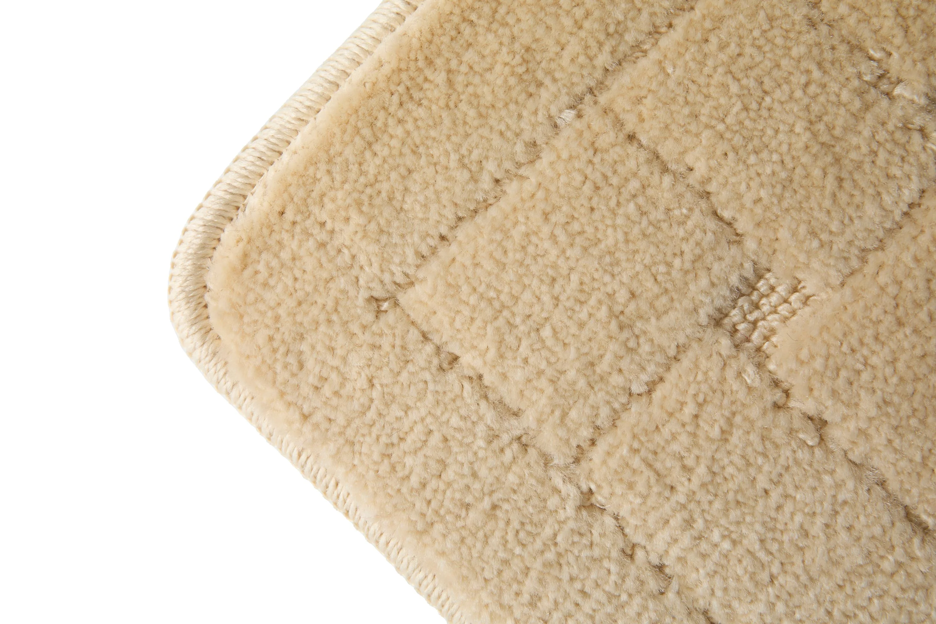 Orkney - Crosshatch Bath mat in Cream - Image 5