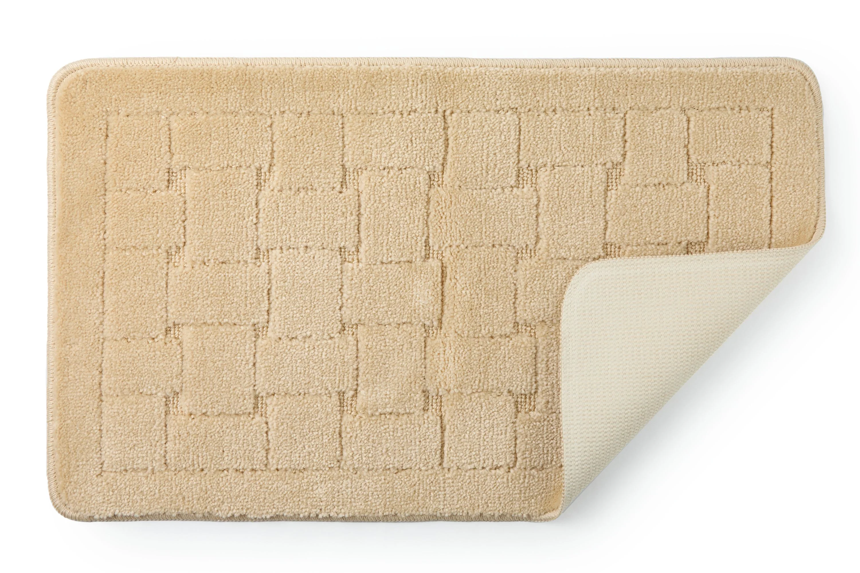Orkney - Crosshatch Bath mat in Cream - Image 6
