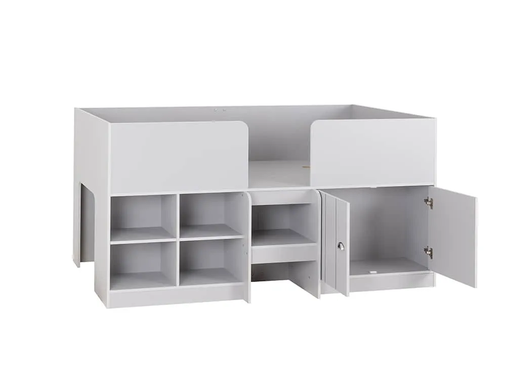 ORLANDO LOW SLEEPER SINGLE BED - DOVE GREY - Image 2