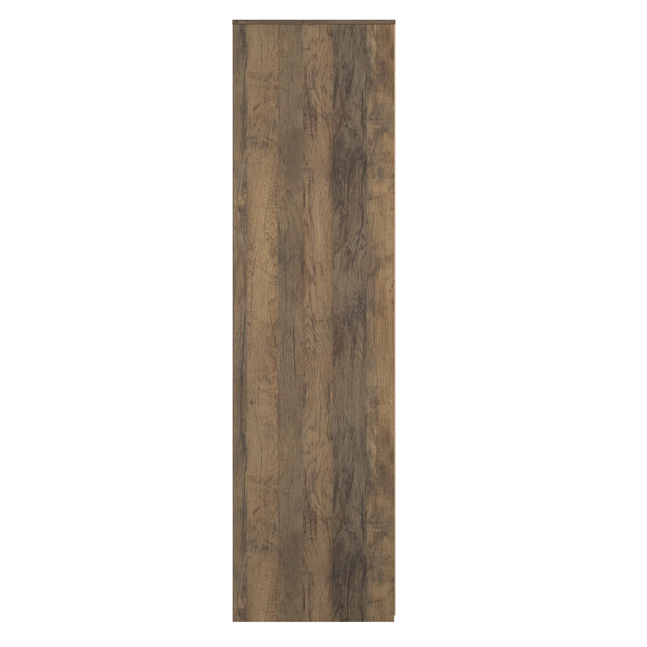 Ottawa Ready Assembled 2 Door 2 Drawer Wardrobe in White Matt & Vintage Oak - Image 3