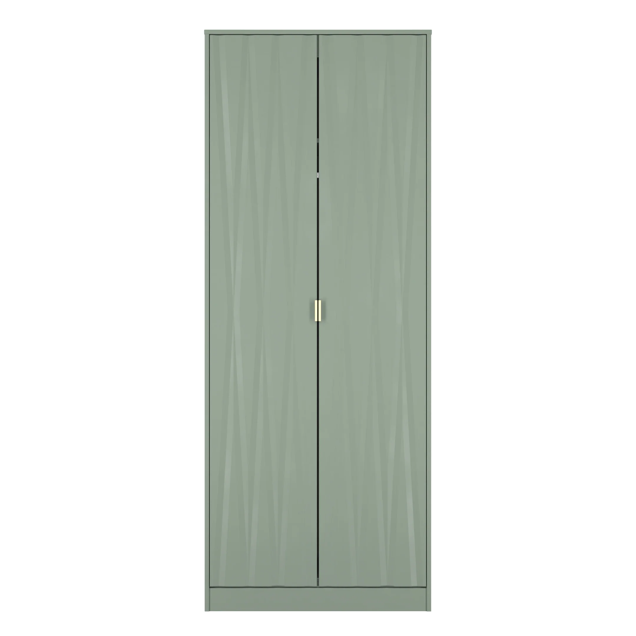 Ottawa Ready Assembled 2 Door Wardrobe in Reed Green - Image 2