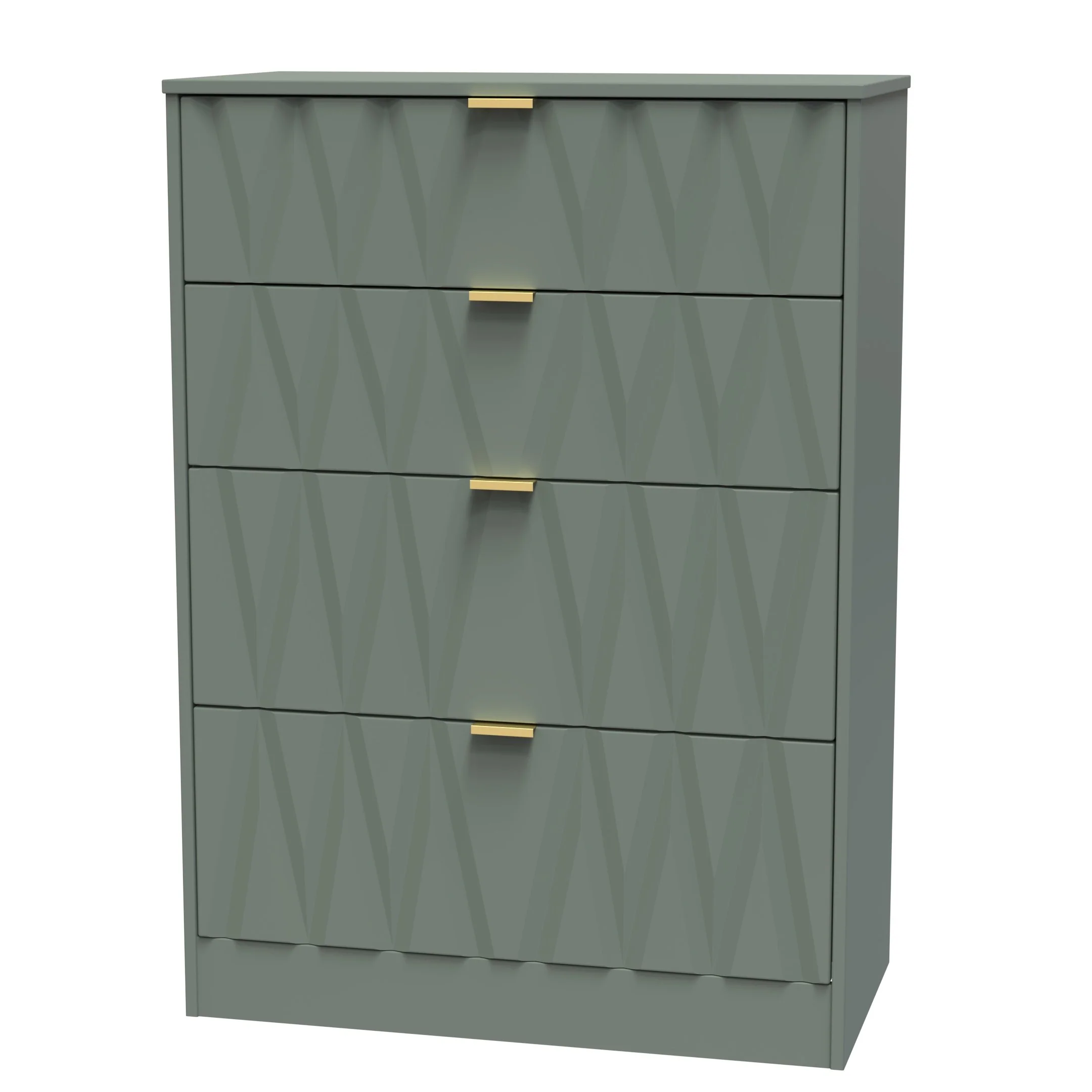 Ottawa Ready Assembled 4 Drawer Deep Chest in Reed Green - Image 4