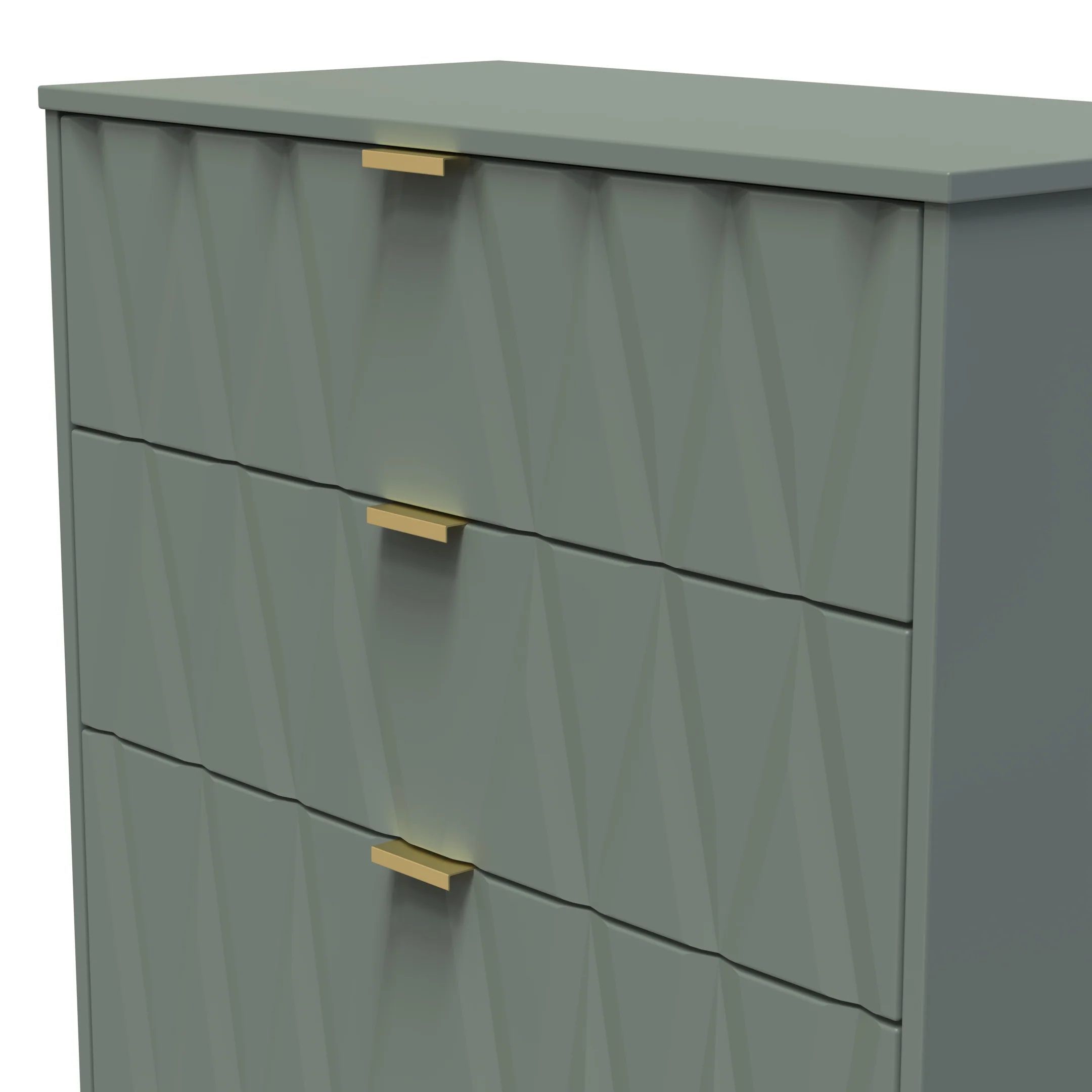 Ottawa Ready Assembled 4 Drawer Deep Chest in Reed Green - Image 5