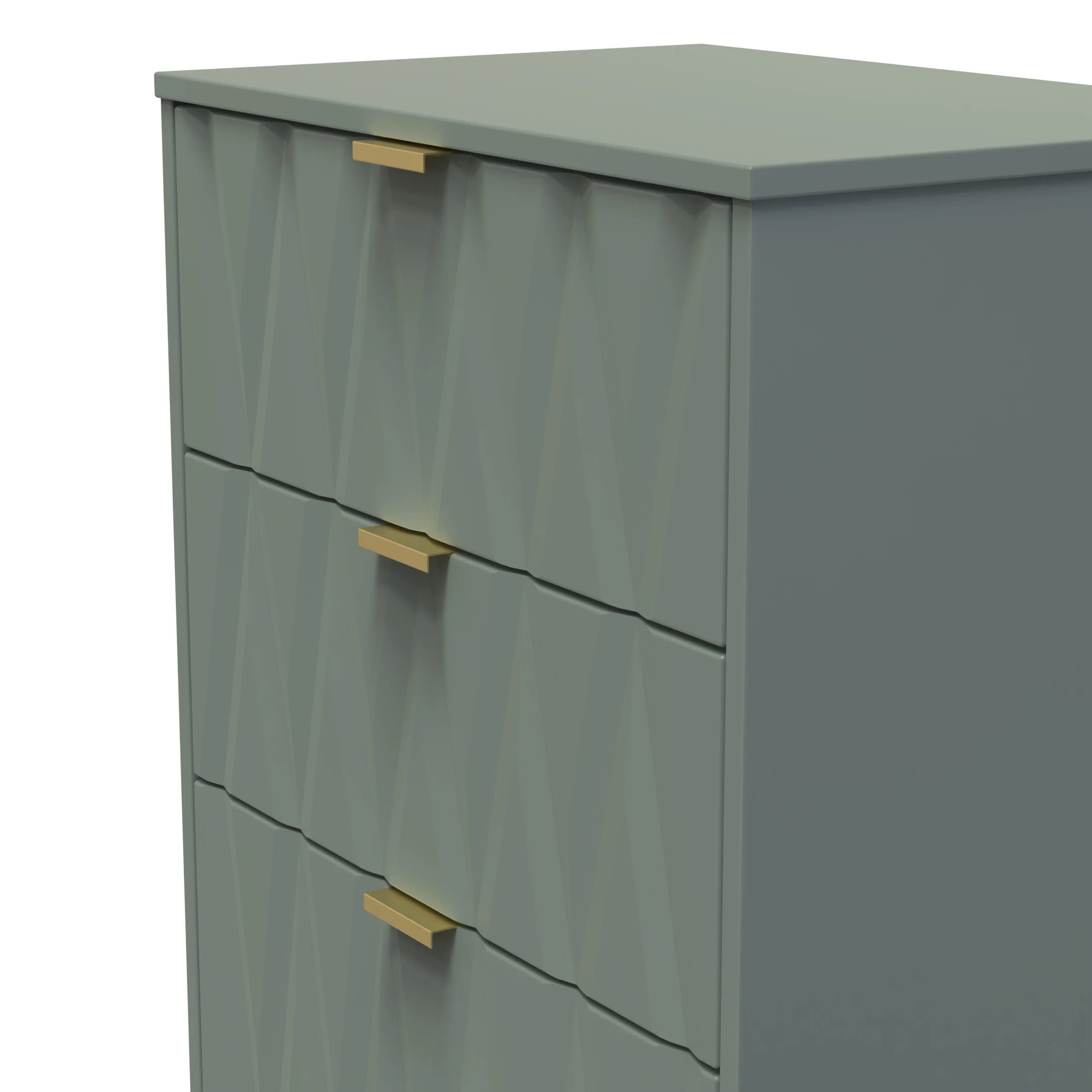 Ottawa Ready Assembled 4 Drawer Deep Midi Chest in Reed Green - Image 4