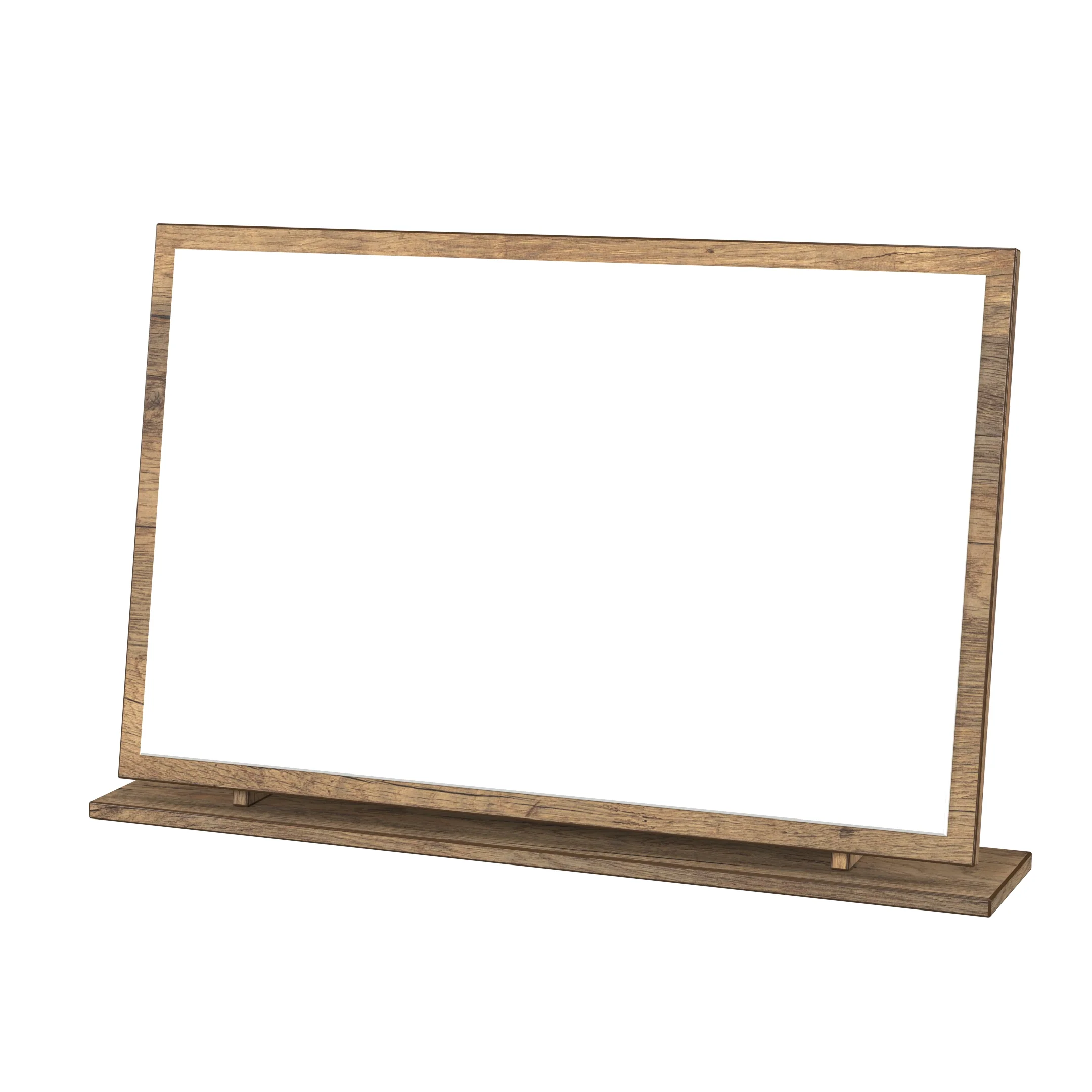 Ottawa Ready Assembled Large Mirror in Vintage Oak