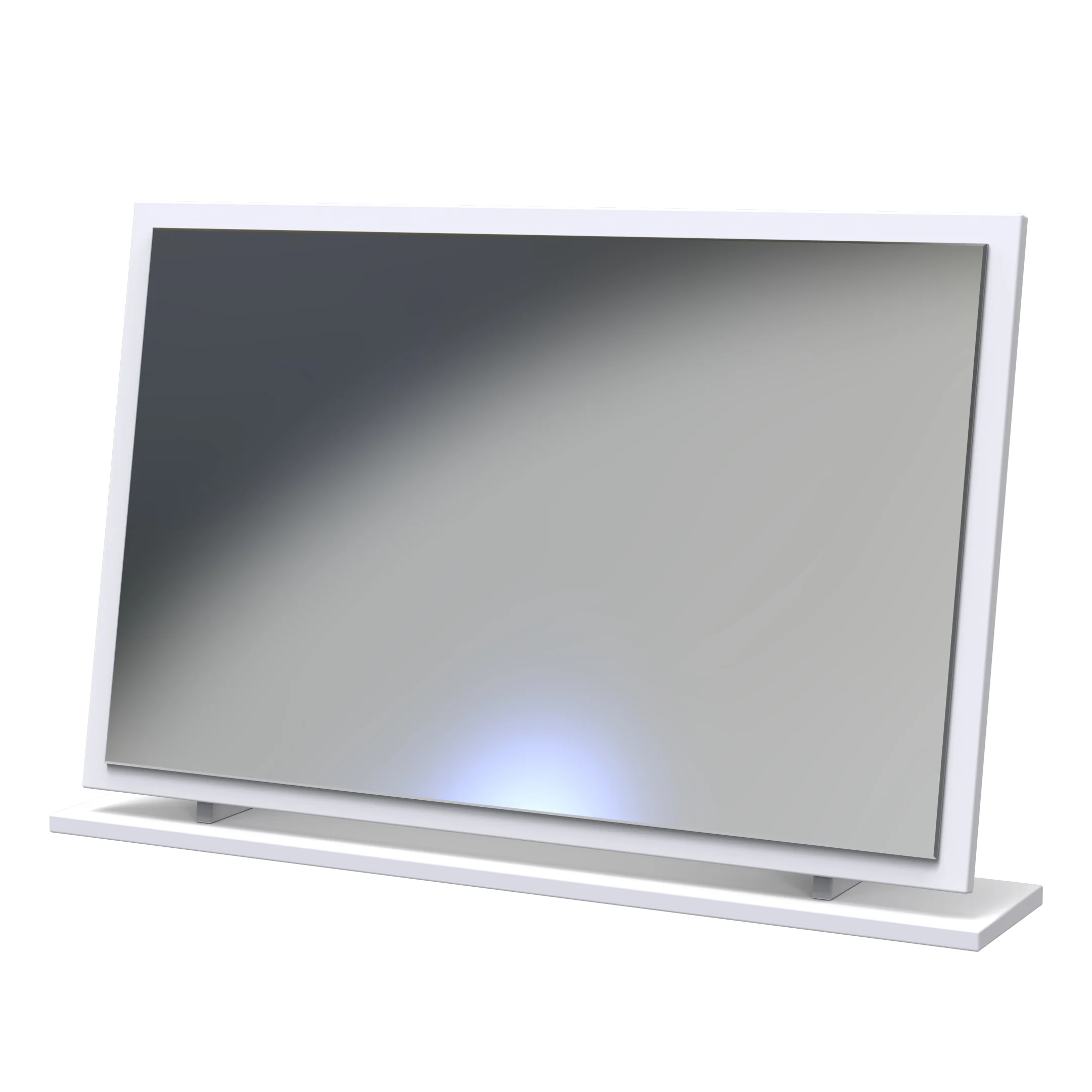 Ottawa Ready Assembled Large Mirror in White Matt - Image 3