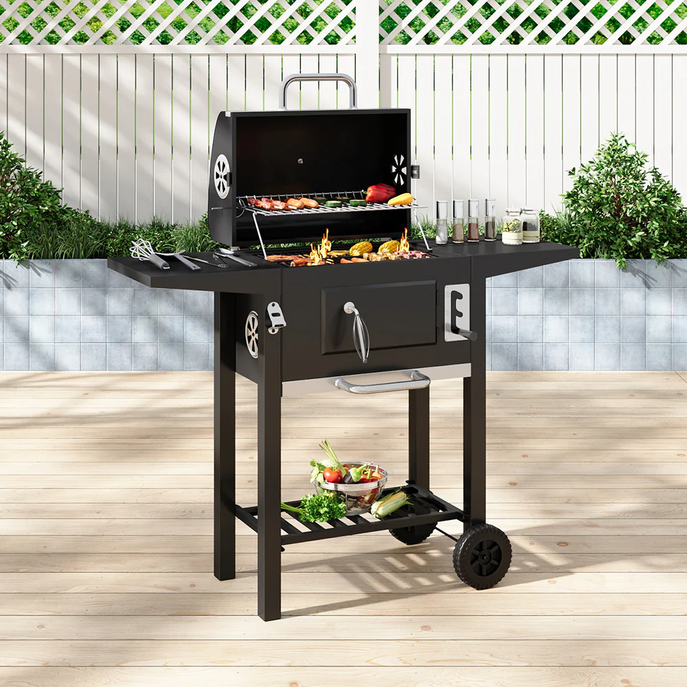 Outdoor Garden Charcoal Grill - Image 2