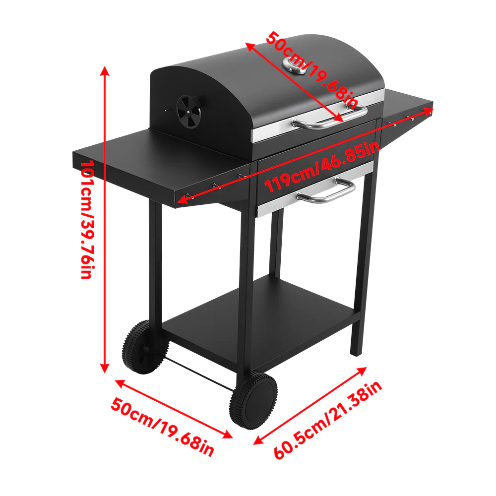 Outdoor Garden Charcoal Grill - Image 9