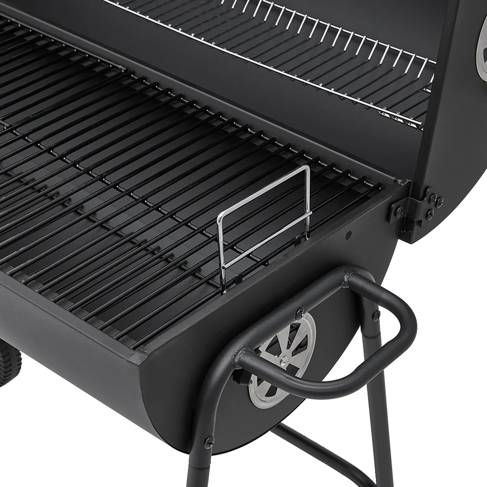 Outdoor Garden Charcoal Smoker BBQ Grill With Wheels - Image 6