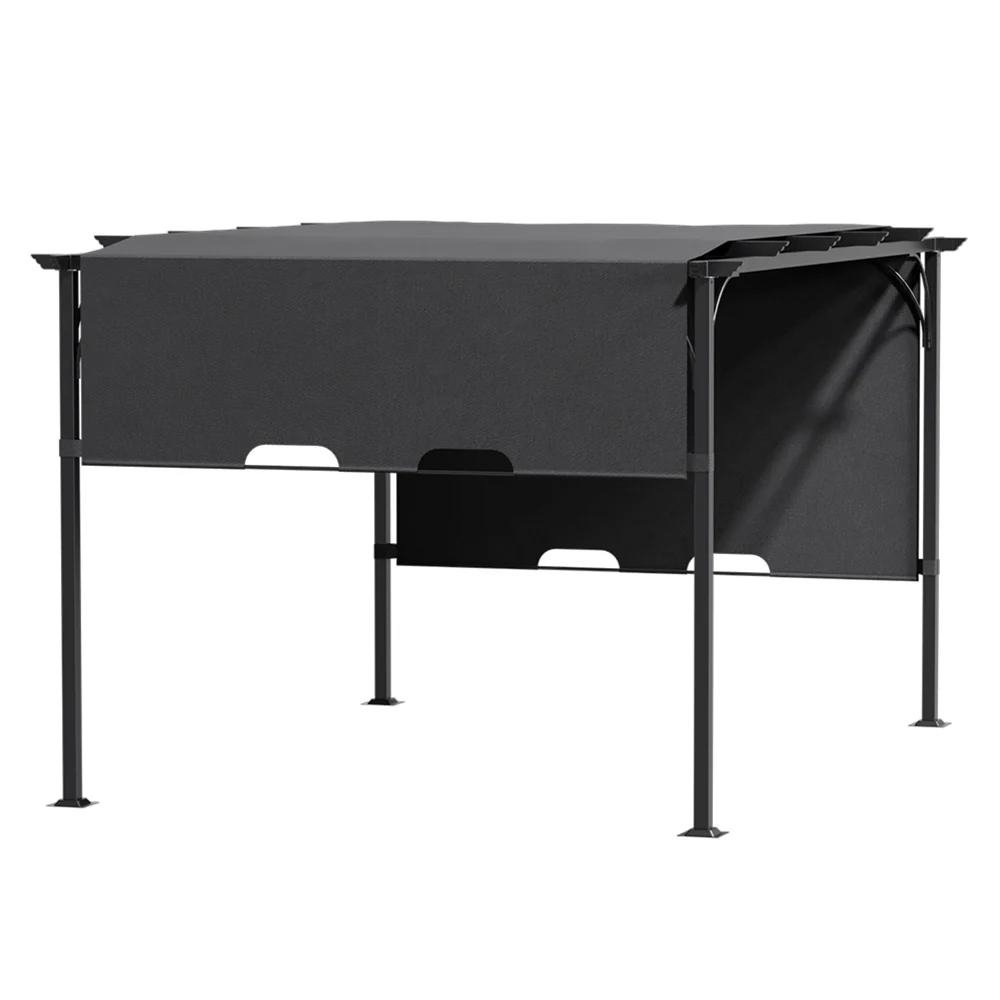 Outdoor Pergola with Adjustable Canopy - Image 4
