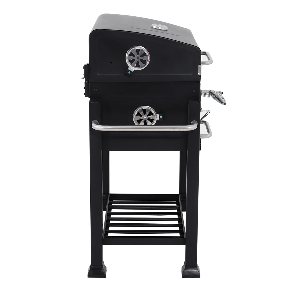 Outdoor Portable Charcoal BBQ Grill Barbecue Trolley - Image 5
