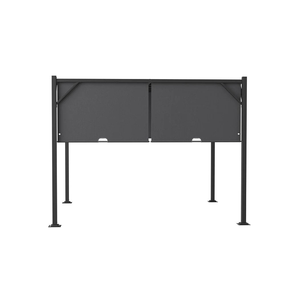 Outdoor Retractable Steel Pergola with Canopy - Image 5