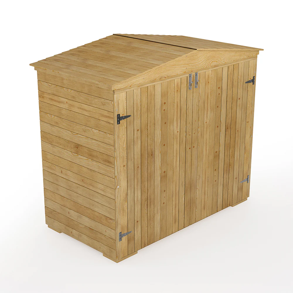 Outdoor Wooden Garden Storage Tool Shed Cabinet - Image 3