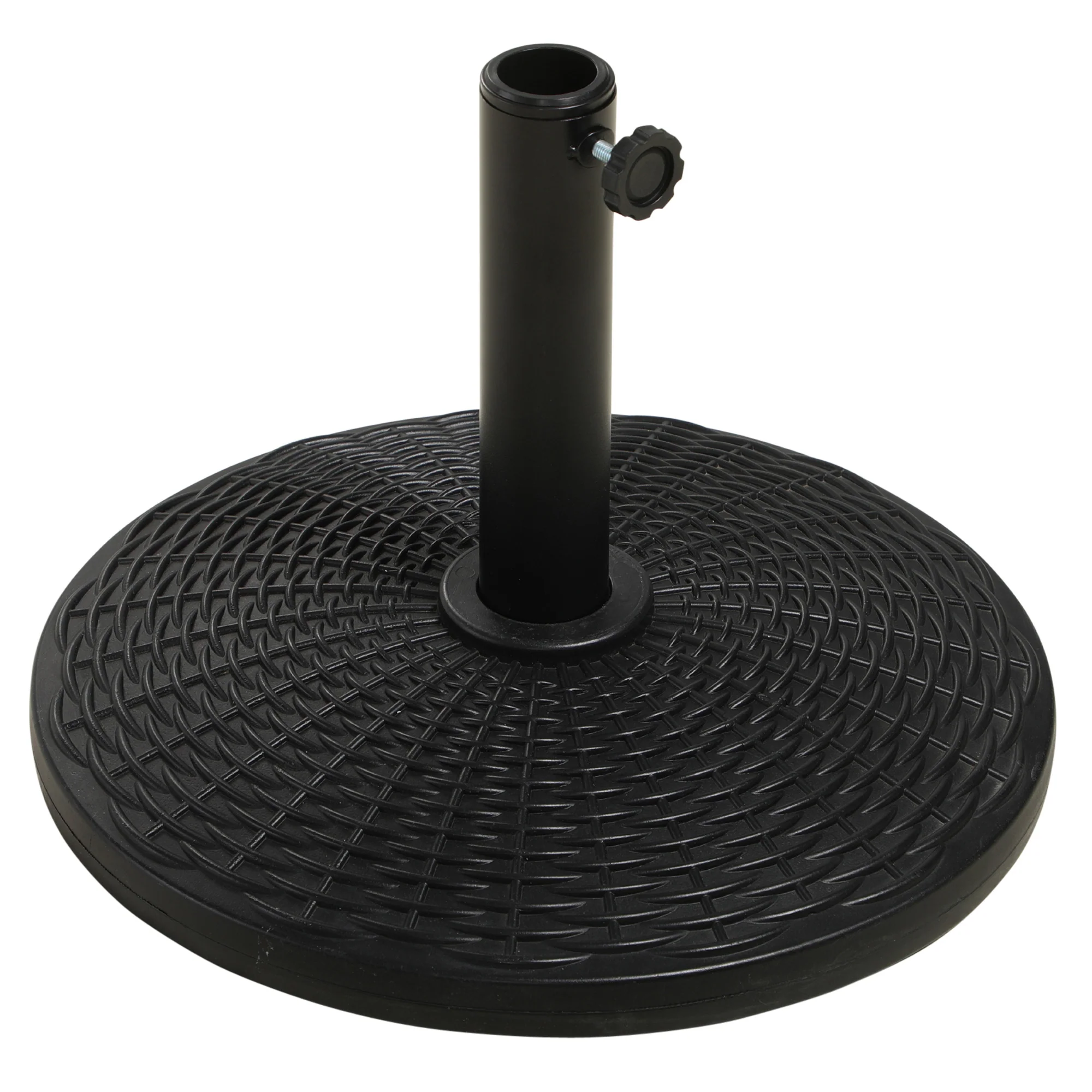 Outsunny 11.5kg Patio Weighted Umbrella Base Parasol Holder Outdoor Stand