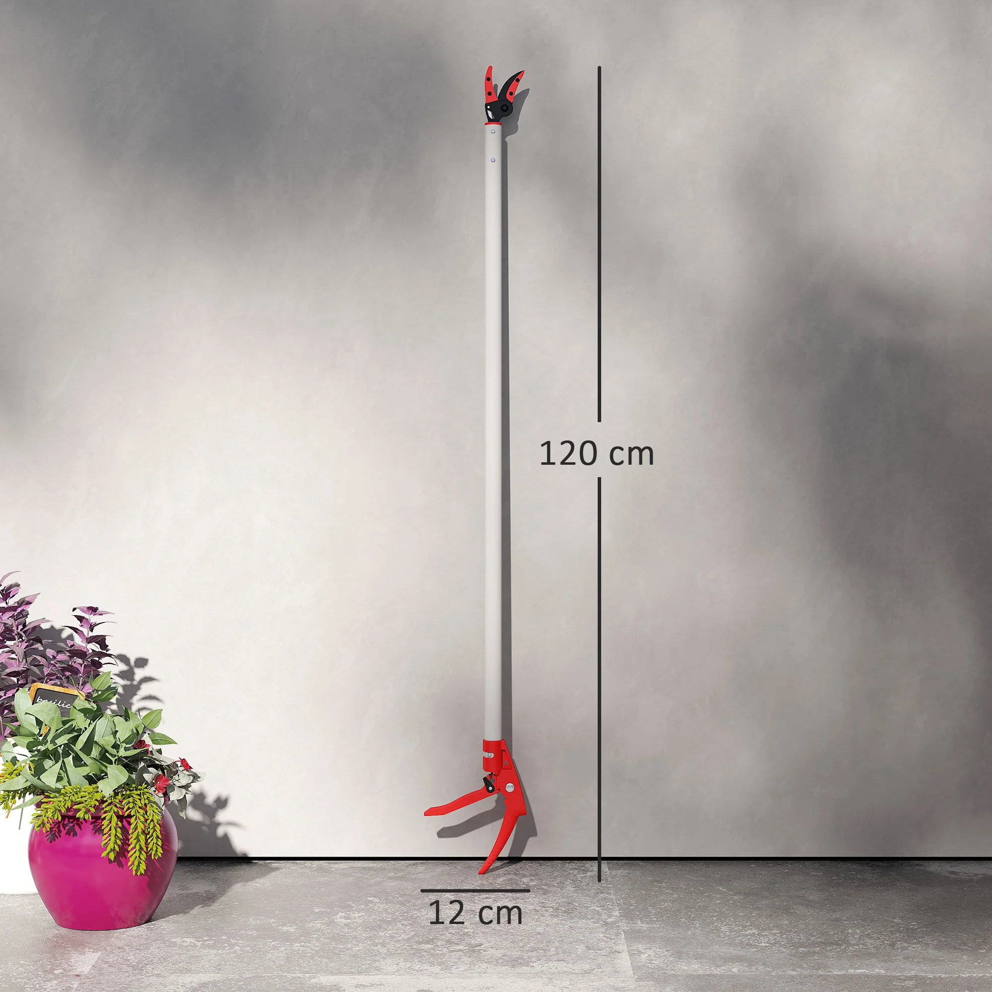 Outsunny 120 cm Tree Pruner Long Reach, Lightweight & Strong - Image 5