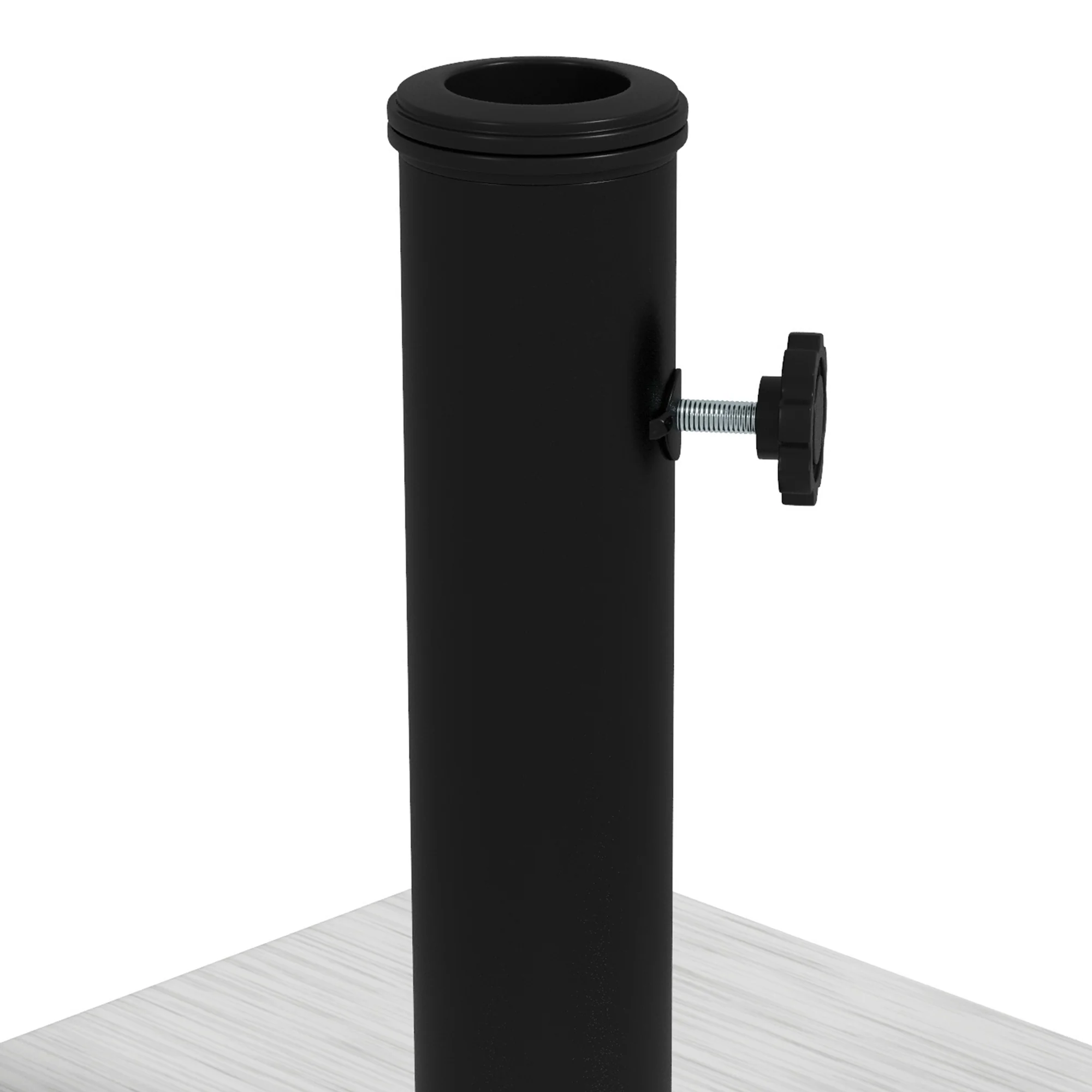 Outsunny 12kg Garden Parasol Base w/ Adjustable Foot Concrete Umbrella Stand - Image 8
