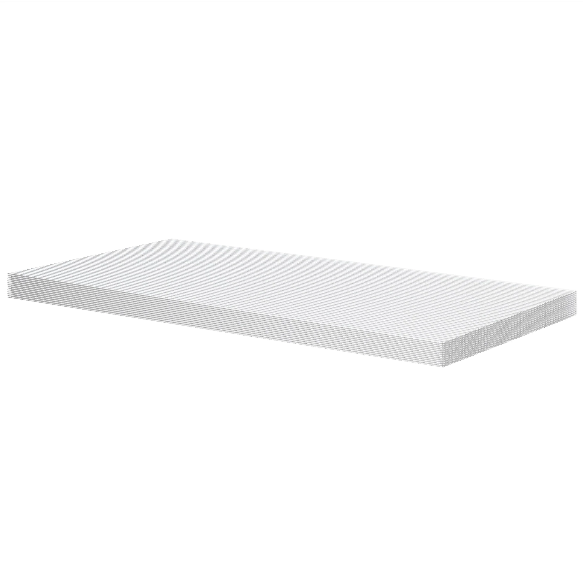 Outsunny 14 Pieces Twin-Wall Greenhouse Polycarbonate Sheets, 121 x 61 x 0.4cm - Image 7