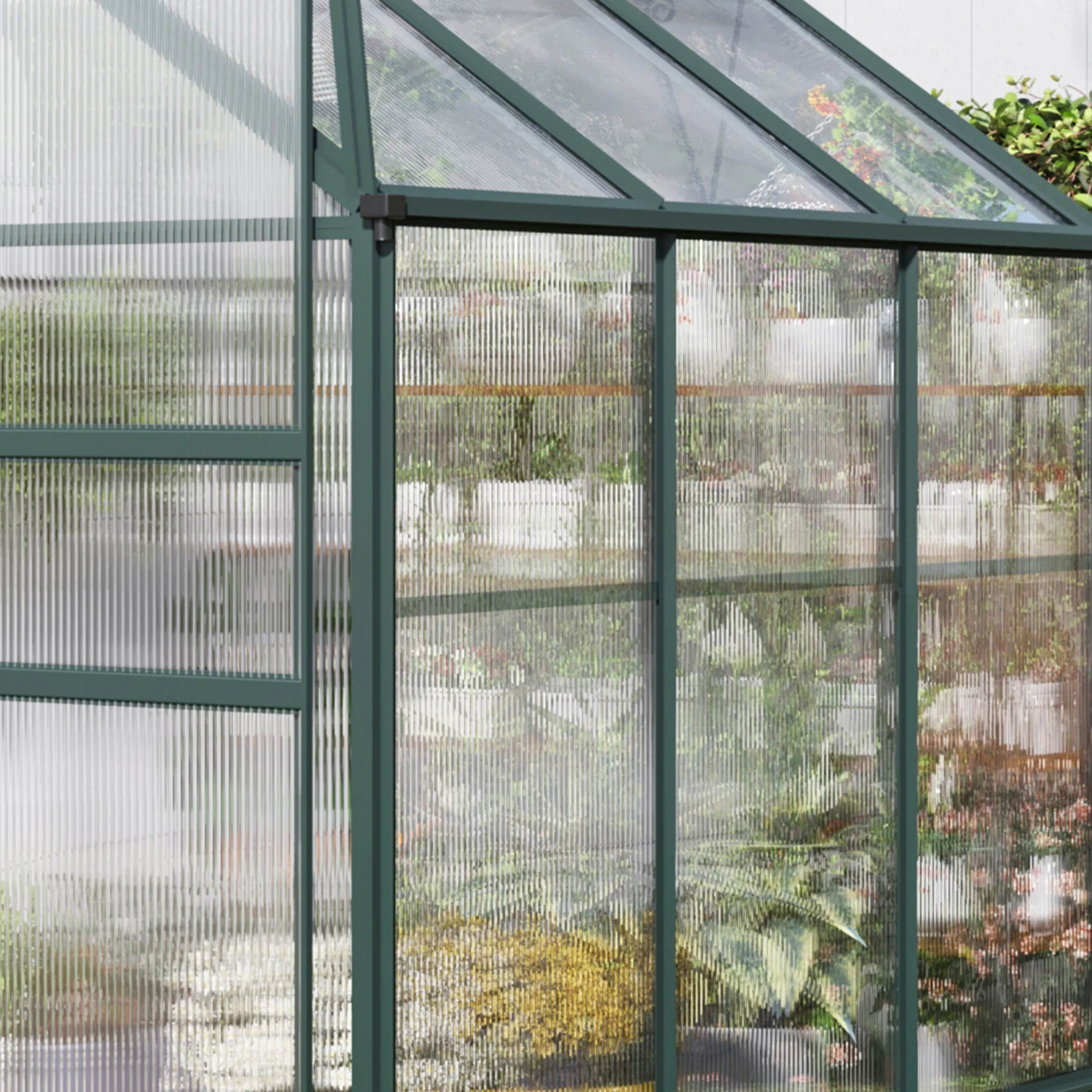 Outsunny 14 Pieces Twin-Wall Greenhouse Polycarbonate Sheets, 121 x 61 x 0.4cm - Image 9