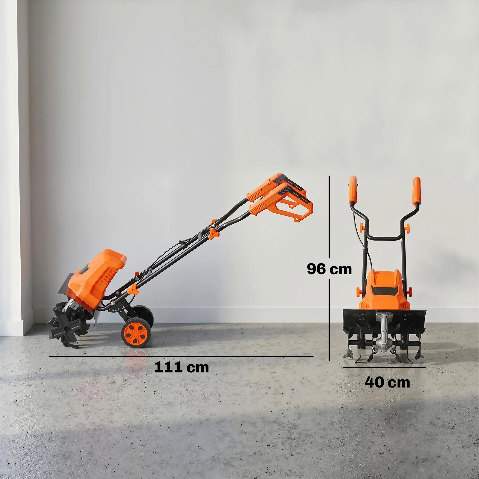 Outsunny 1500W Electric Tiller With 40cm Working Width, 20cm Tilling Depth - Image 5
