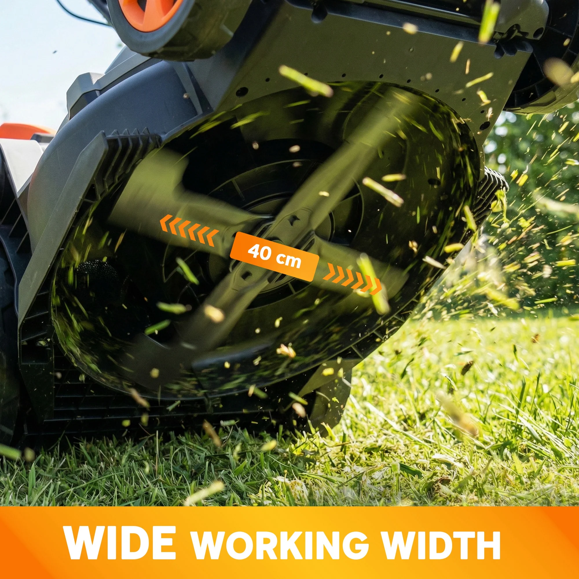 Outsunny 1800W Electric Lawnmower with 40cm Cutting Width, Mulching Feature - Image 6