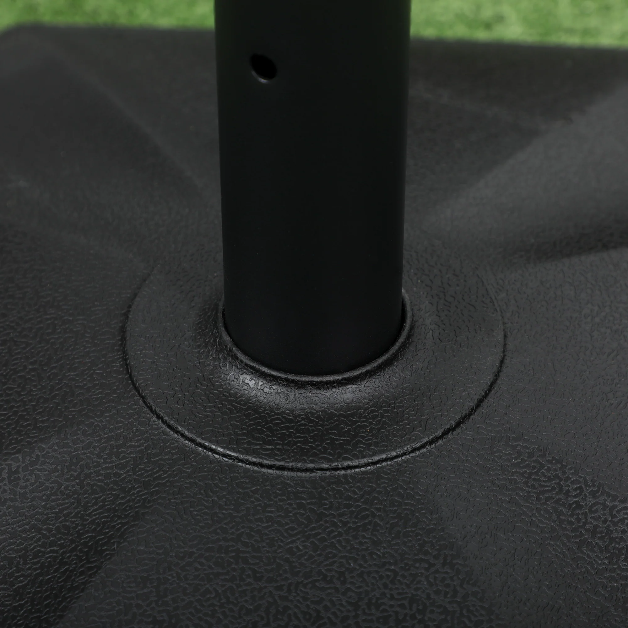 Outsunny 18kg Patio Parasol Base Concrete Outdoor Umbrella Stand Holder Black - Image 7