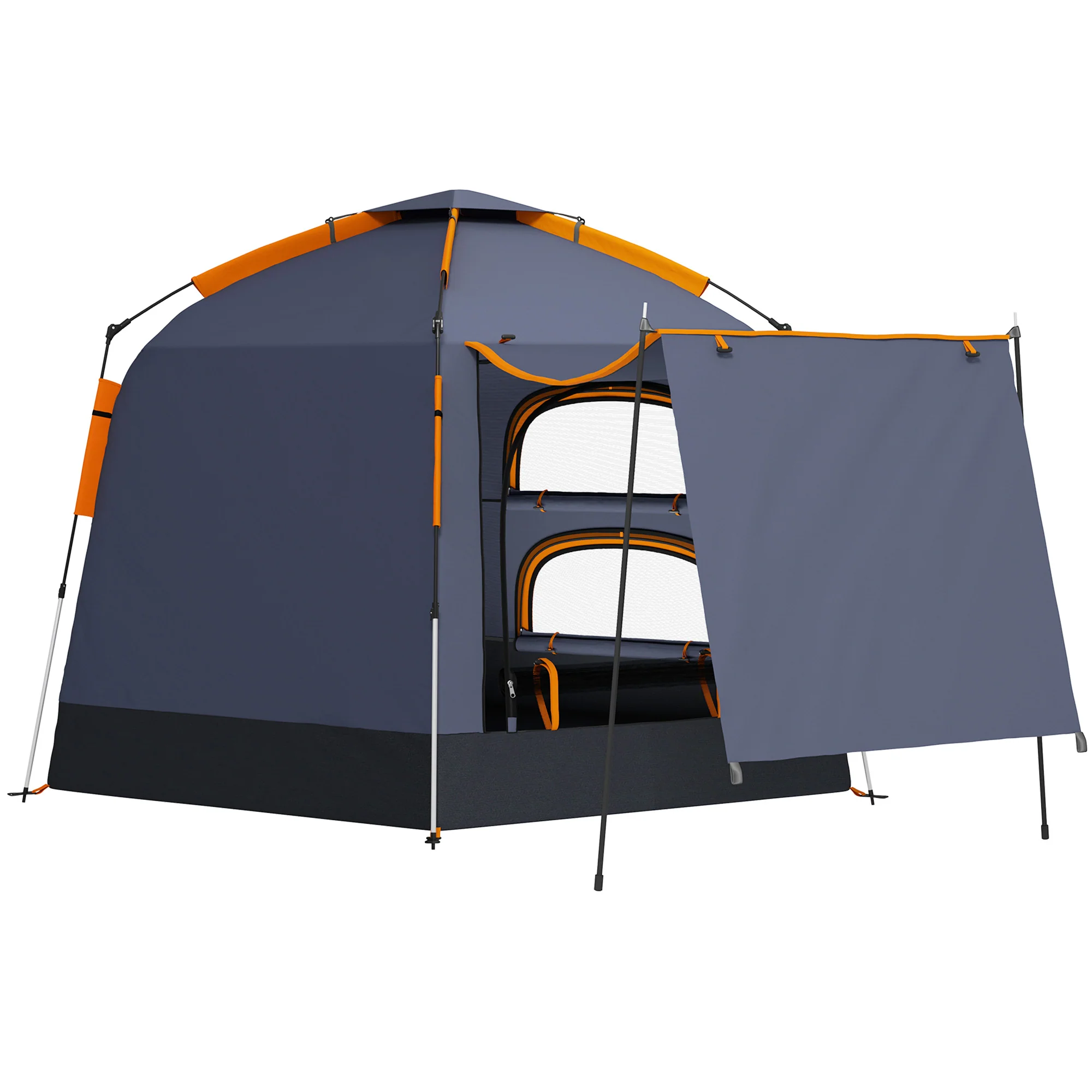 Outsunny 2-4 Person Tent, Instant Pop Up Camping Tent