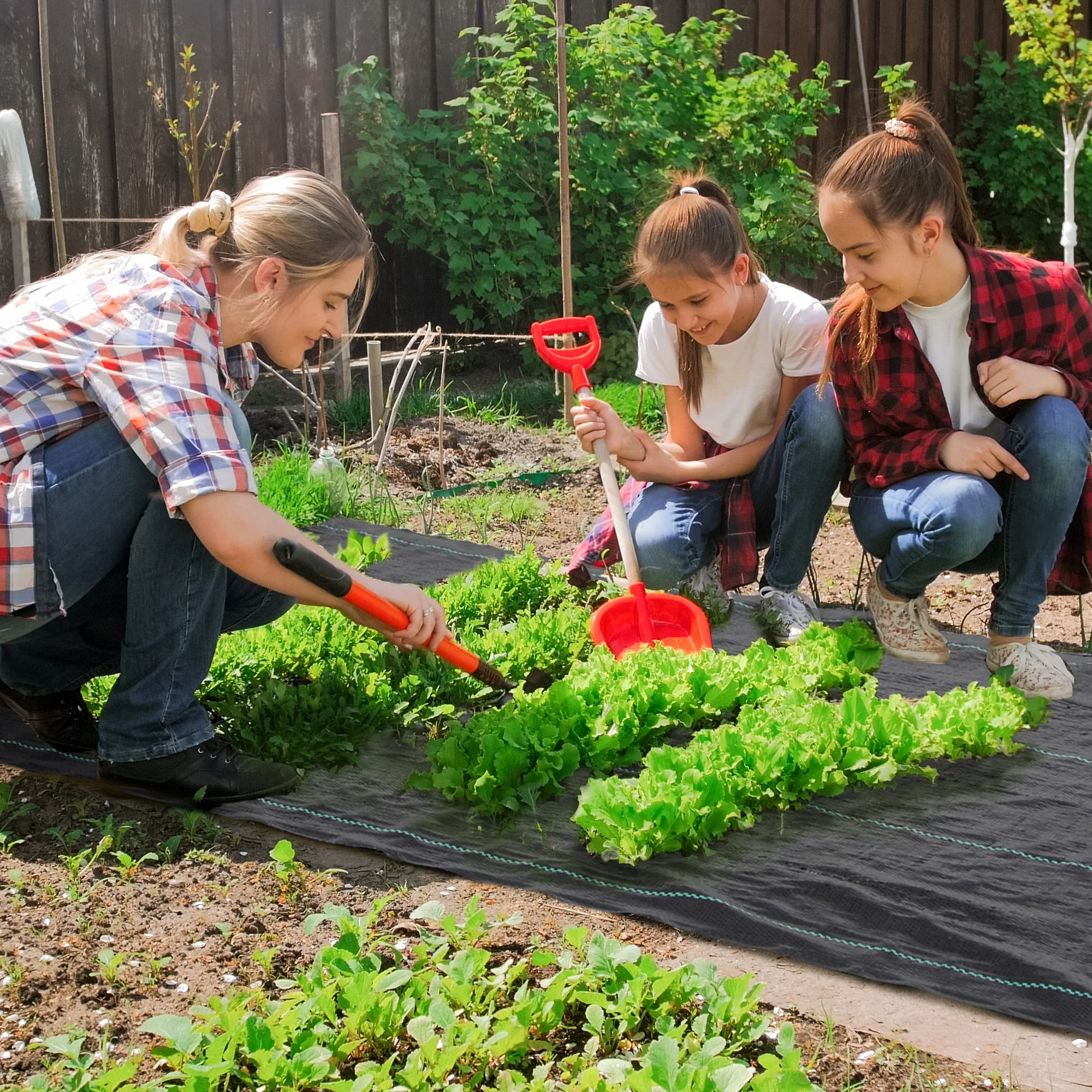 Outsunny 2 X 100m Weed Membrane, Heavy Duty Weed Control Membrane - Image 2