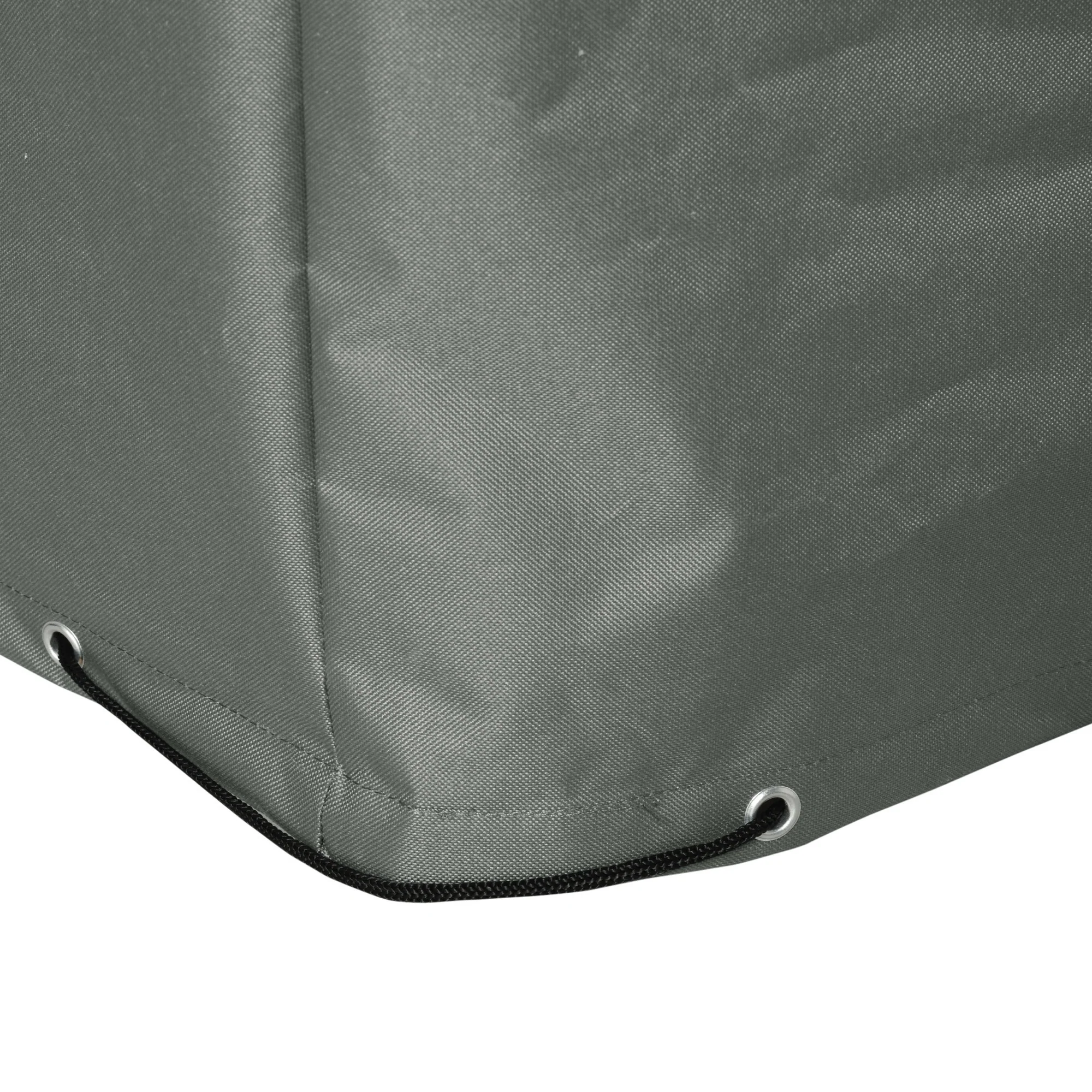 Outsunny 275x205cm Outdoor & Garden Furniture Table Chair Set Cover Water UV Resistant Protection Oxford Fabric Rattan Lounge Clean Cover Grey Protective - Image 12