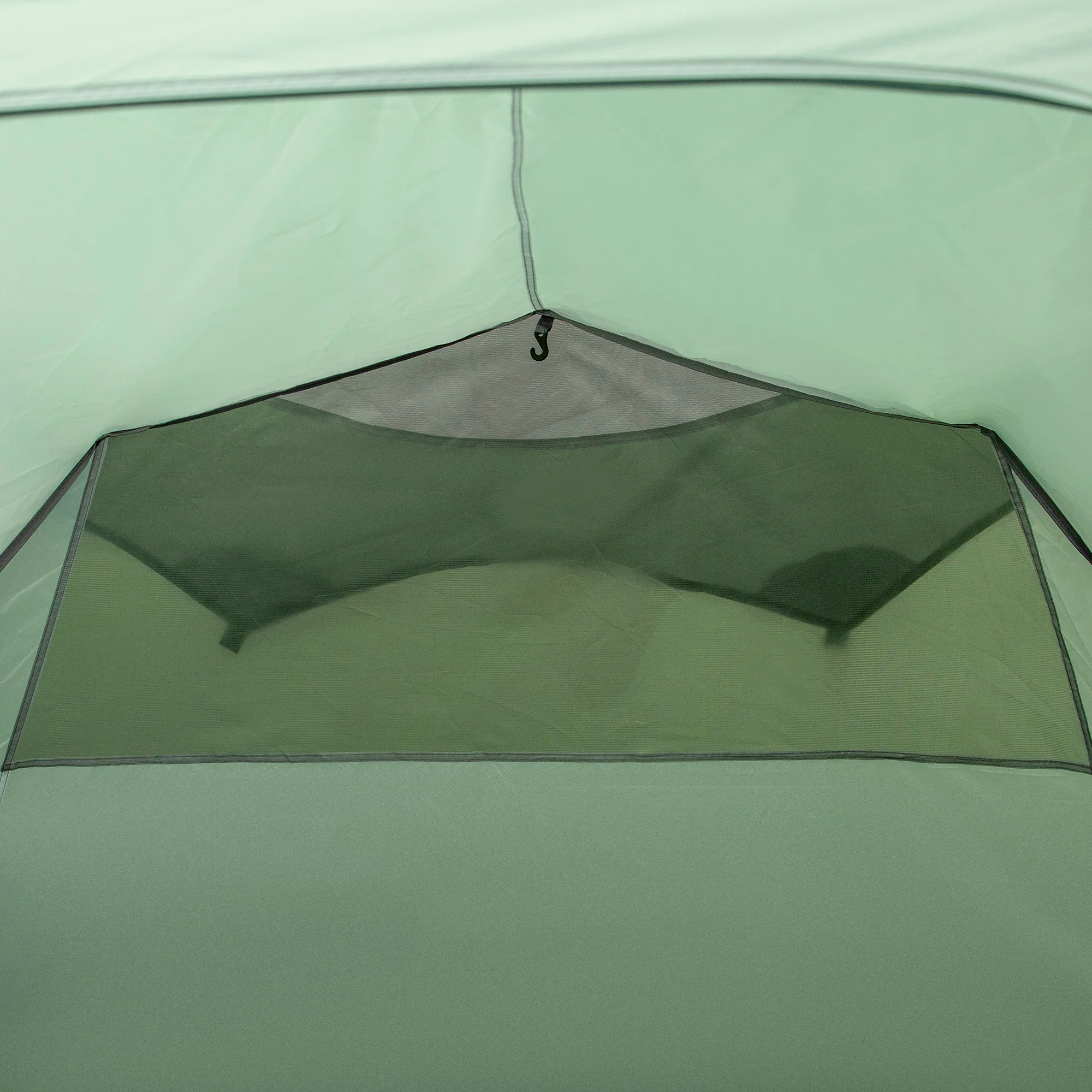 Outsunny 3 Man Camping Tent with Porch and Weather-Resistant Rainfly, Green - Image 8