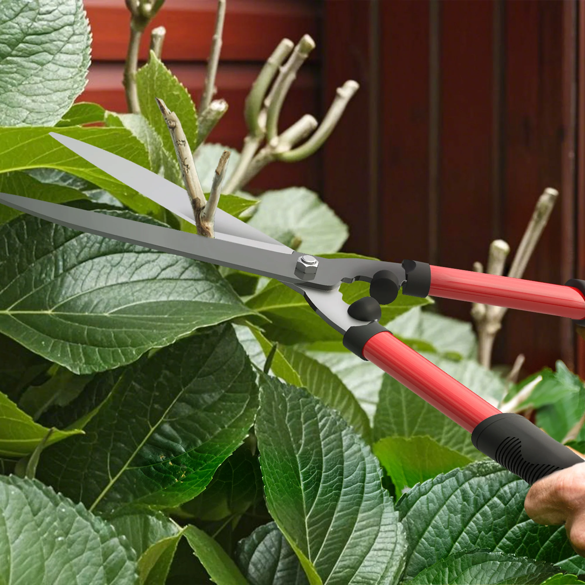 Outsunny 3 PC Garden Shears Set w/ Hedge Shears, Lopper, Garden Secateurs - Image 8