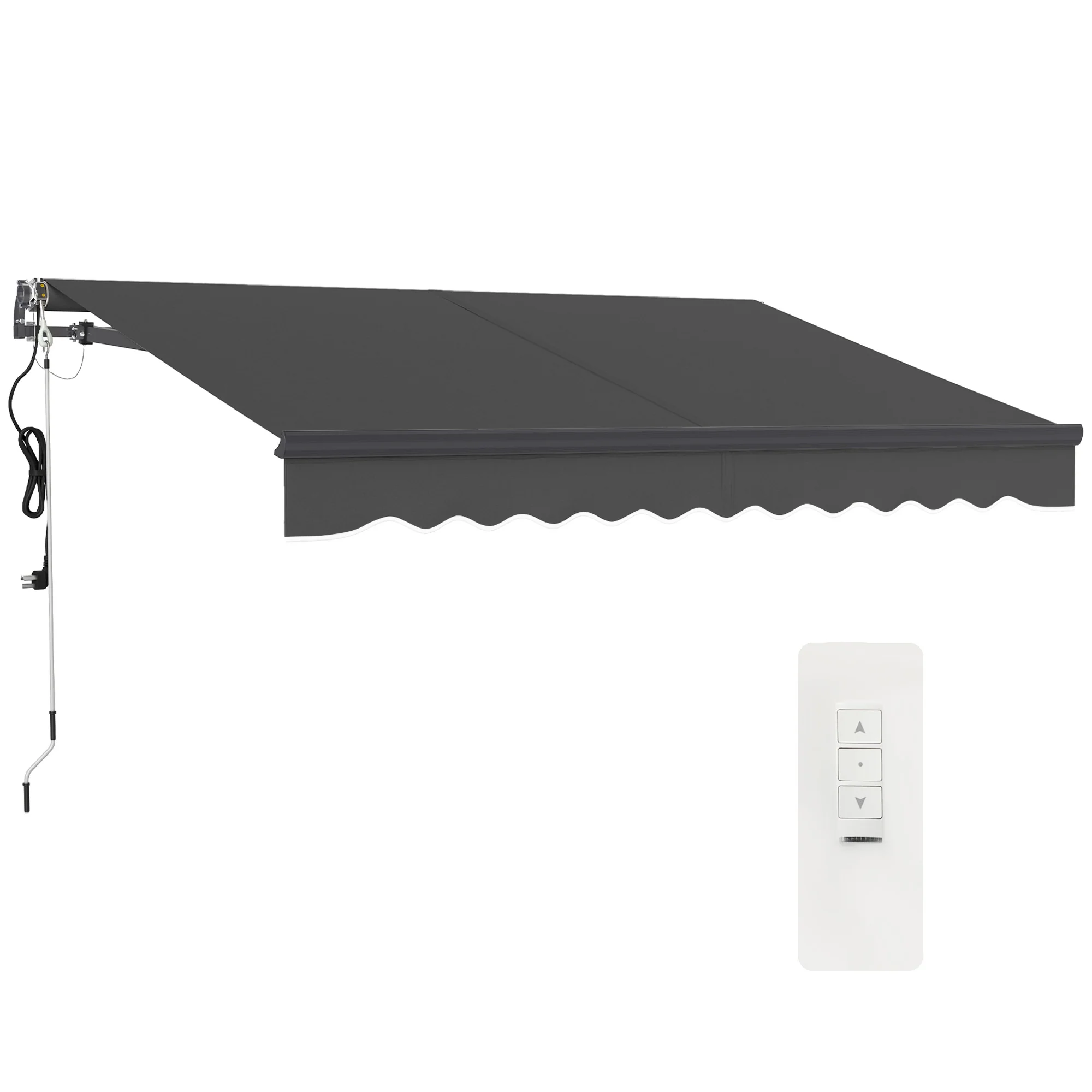 Outsunny 3 X 2.5m Electric Retractable Awning W/ Aluminium Frame - Image 10