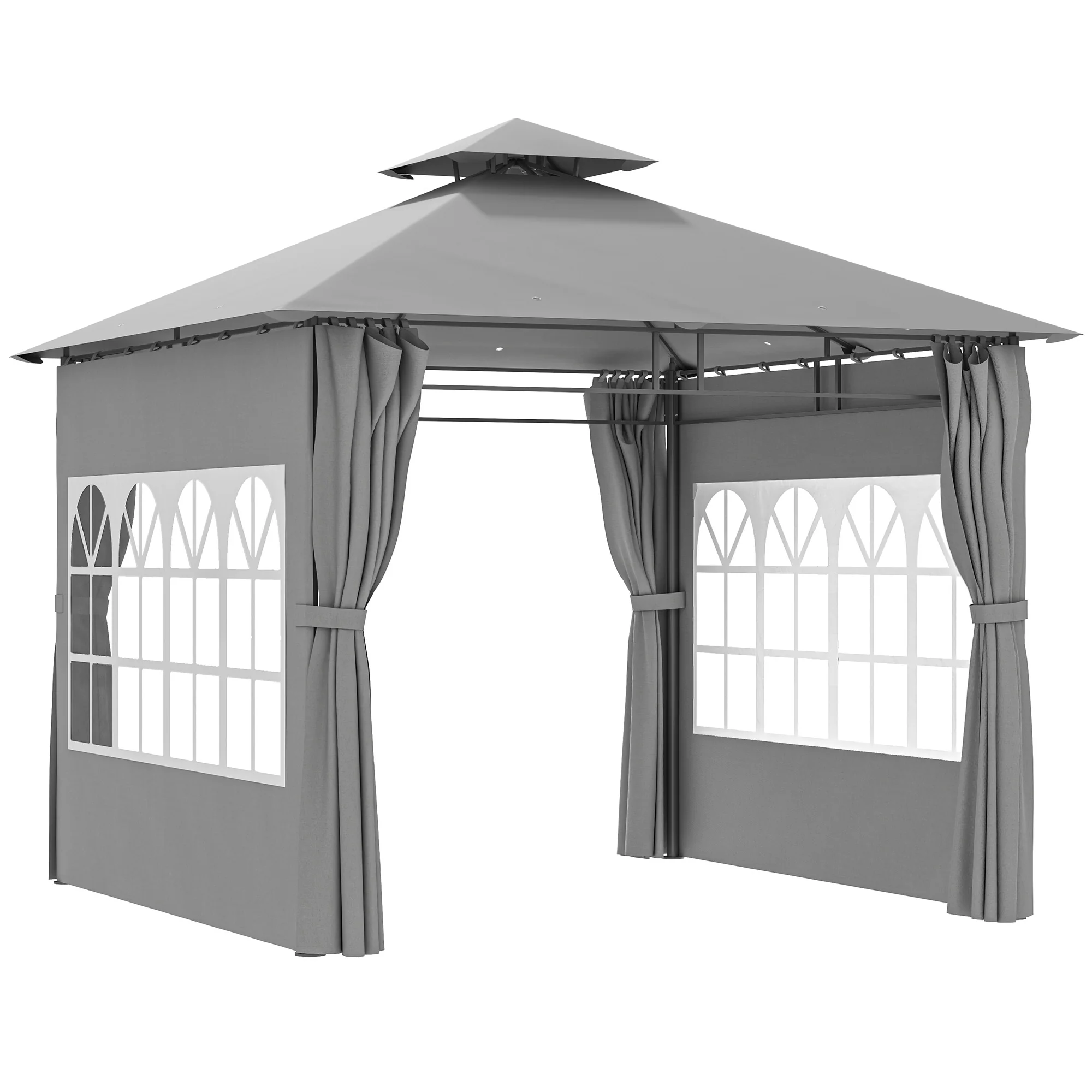 Outsunny 3 x 3 m Garden Gazebo, Outdoor Gazebo Canopy Shelter - Image 19