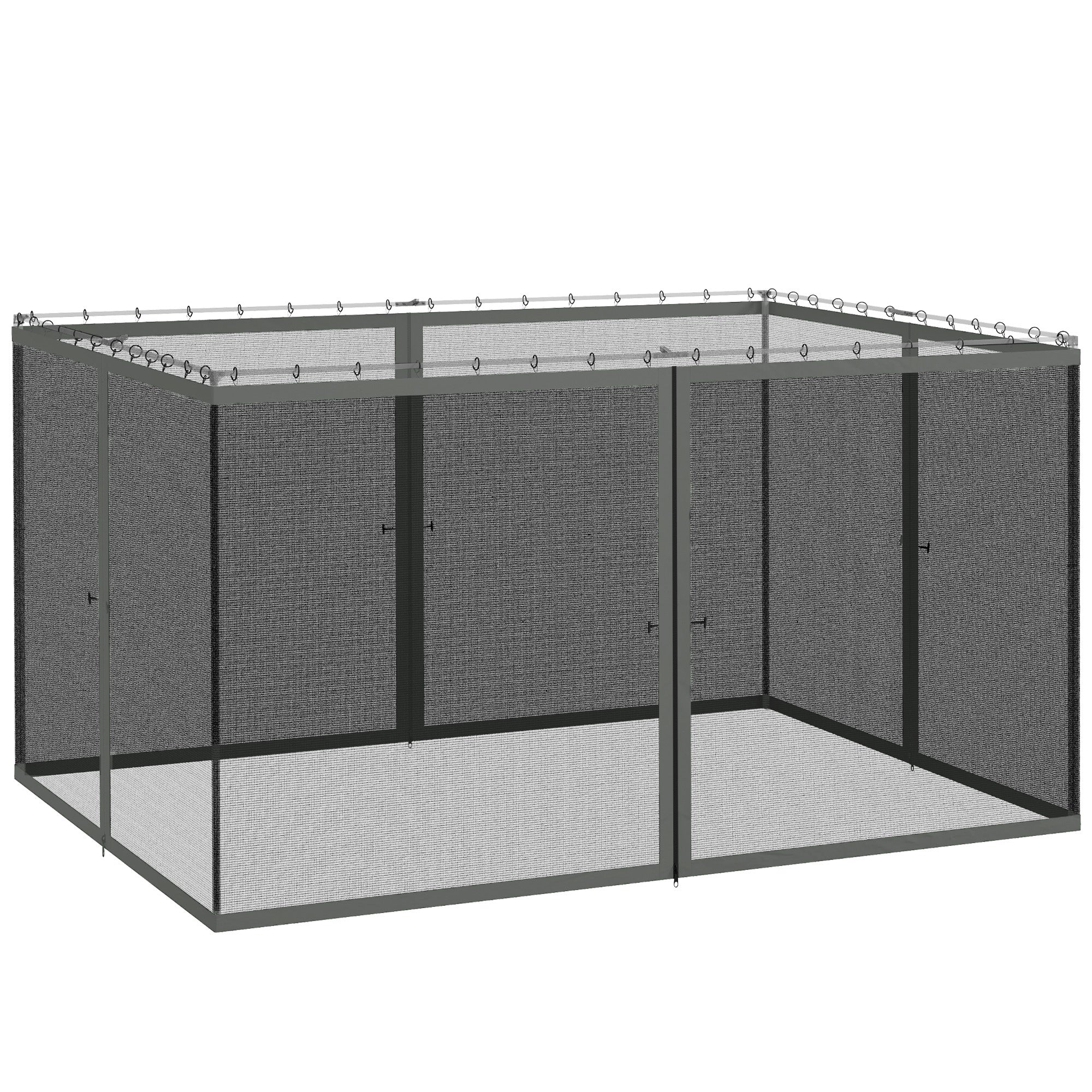 Outsunny 352 x 207cm Universal Replacement Gazebo Mesh Netting Screen Walls