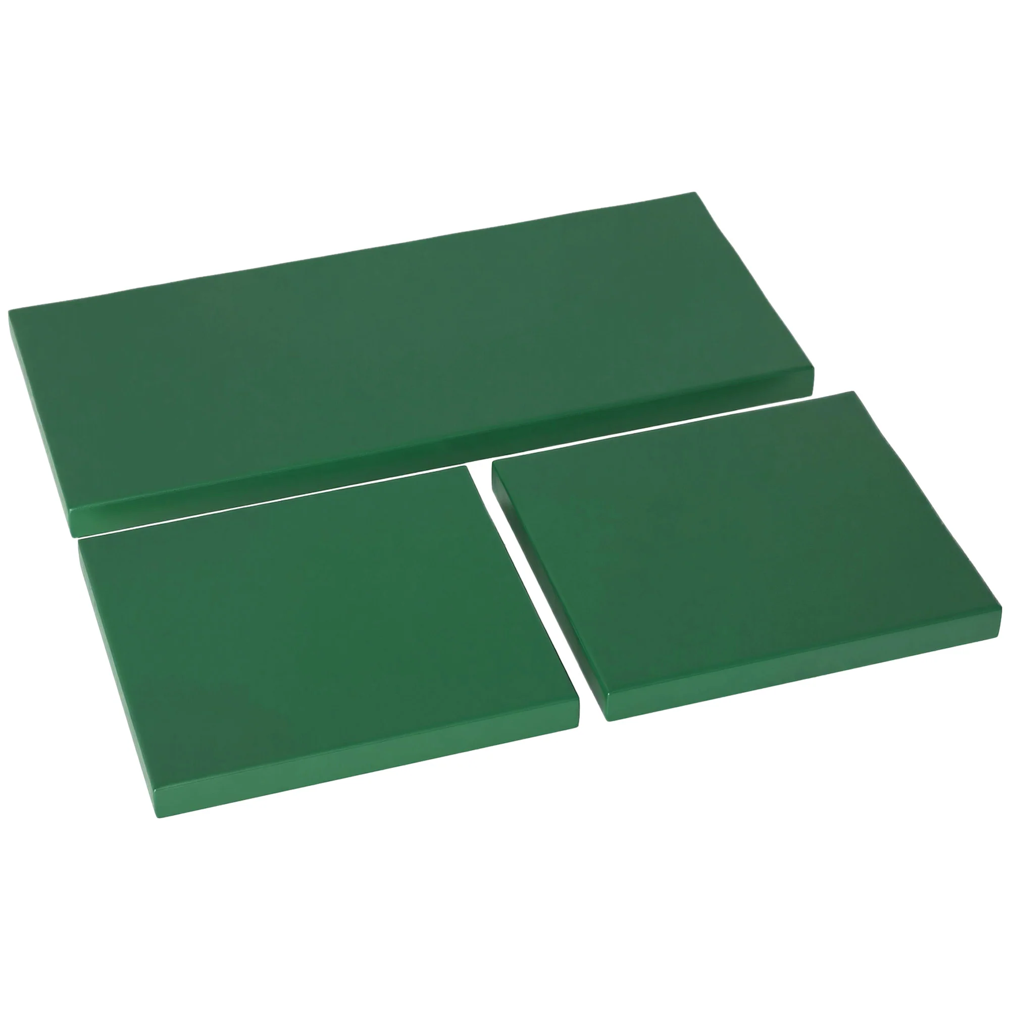Outsunny 3PCs Rattan Garden Seat Cushions Pads for Patio Furniture Green - Image 19