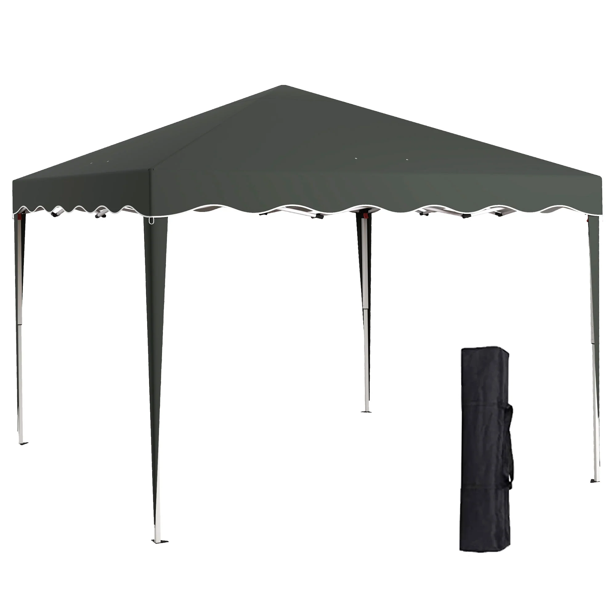 Outsunny 3x3(m) Pop Up Gazebo Marquee Tent For Garden W/ Carry Bag - Image 10