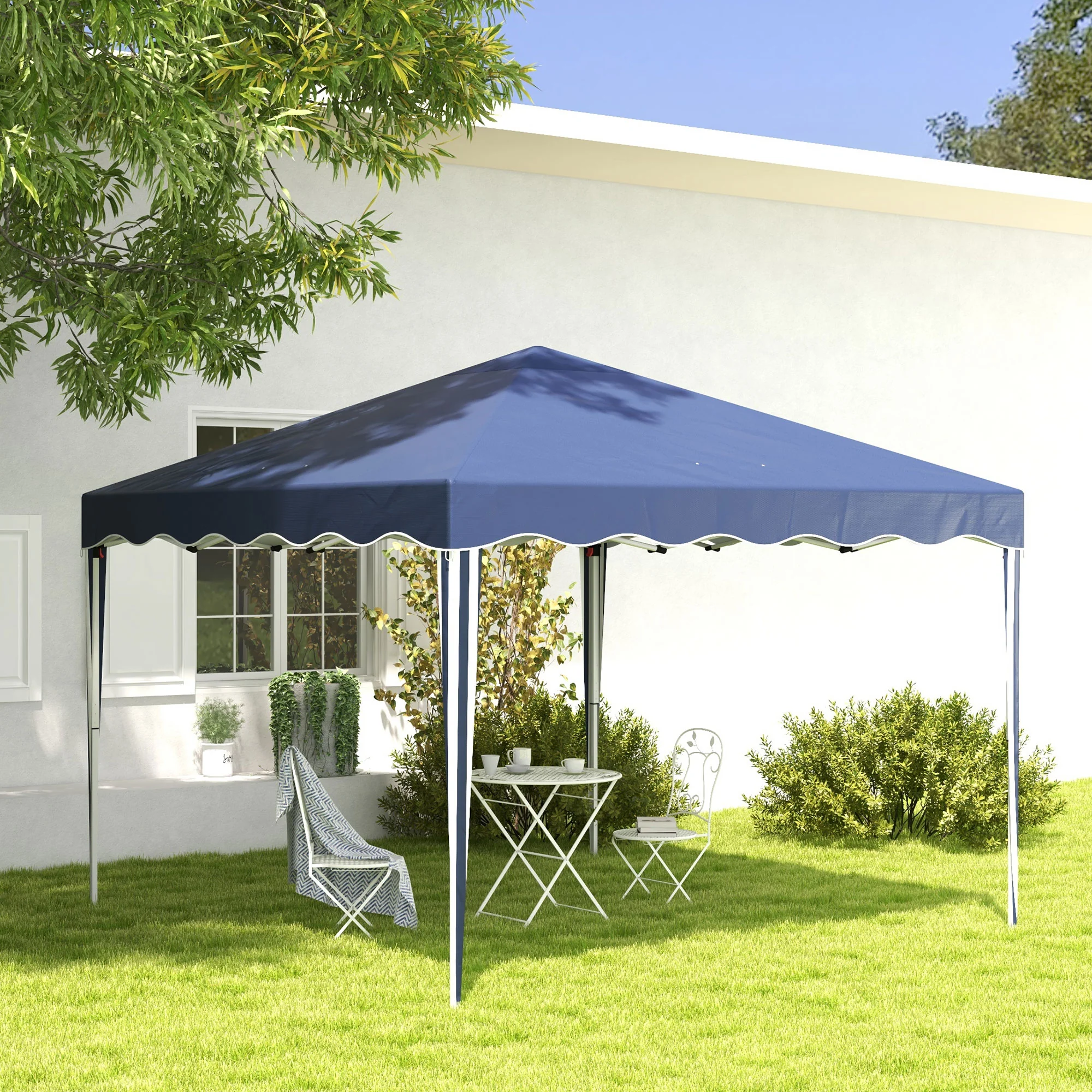 Outsunny 3x3(m) Pop Up Gazebo Marquee Tent For Garden W/ Carry Bag - Image 2