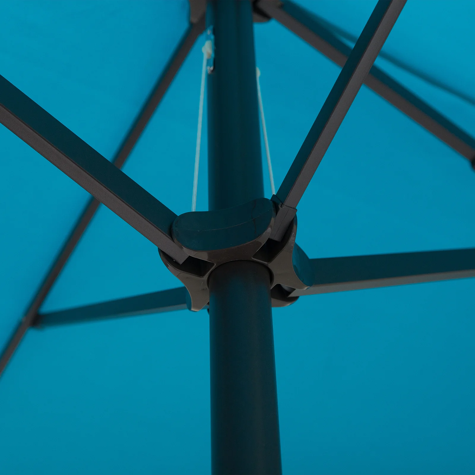 Outsunny 4.6M Garden Patio Umbrella Canopy Parasol Sun Shade W/o Base Blue - Image 8