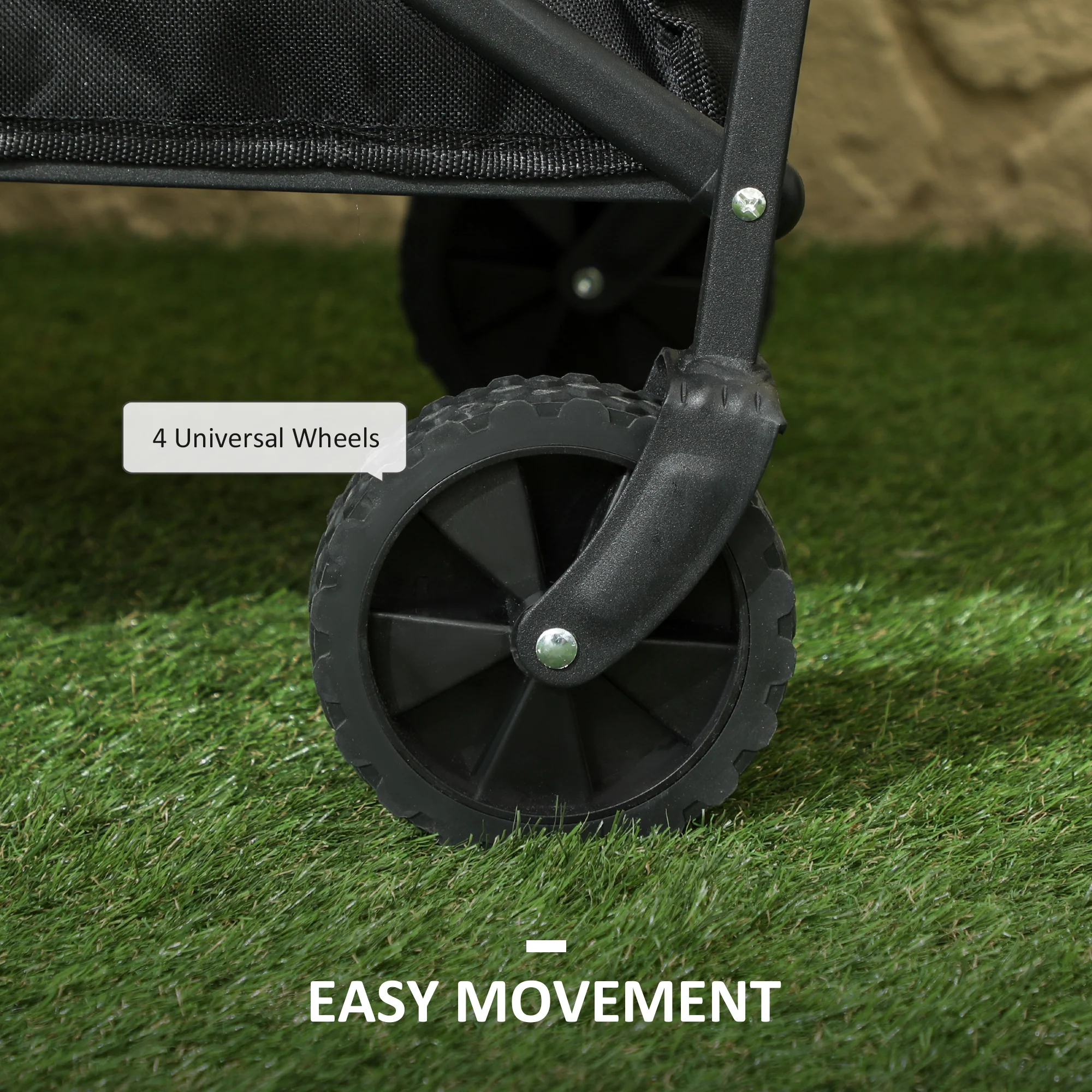 Outsunny 41L Festival Trolley, 60kg Heavy Duty Folding Trolley Cart - Image 7