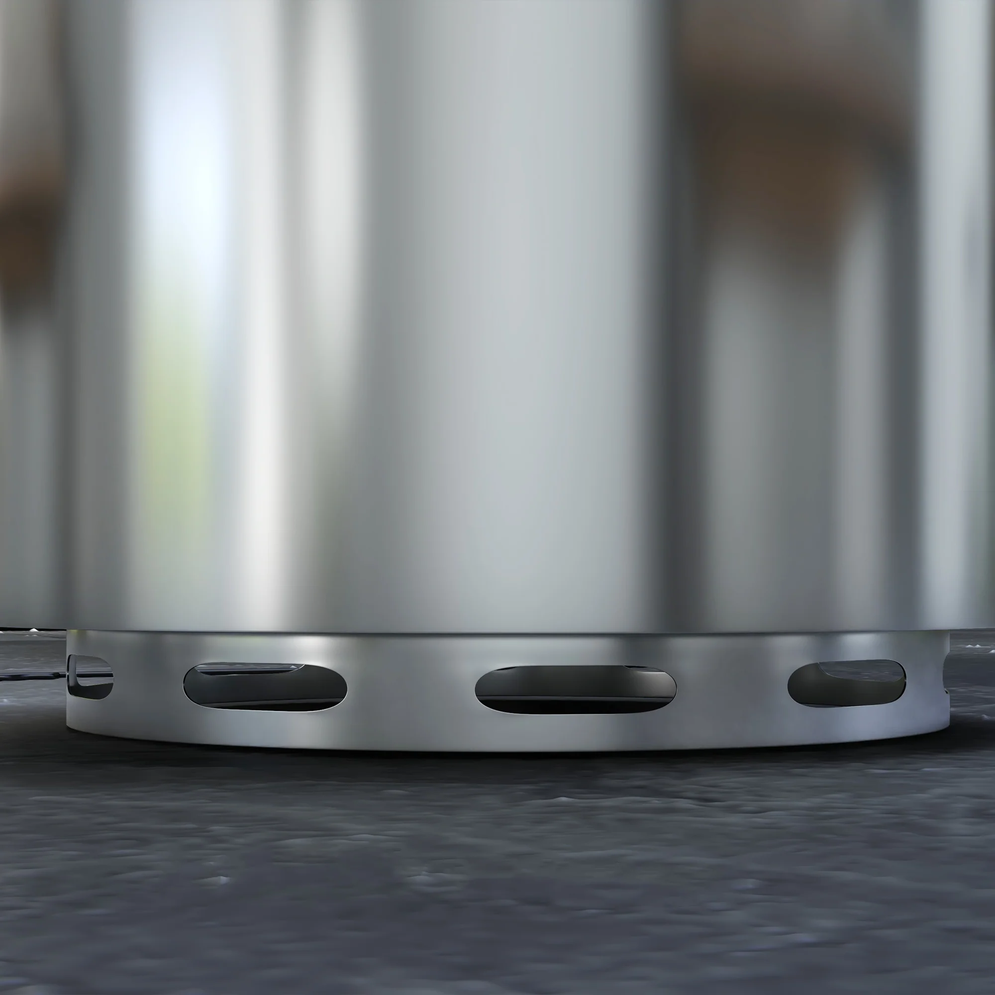 Outsunny 48.5cm Smokeless Wood Burning Firepit Stainless Steel Fire Pit, Silver - Image 9