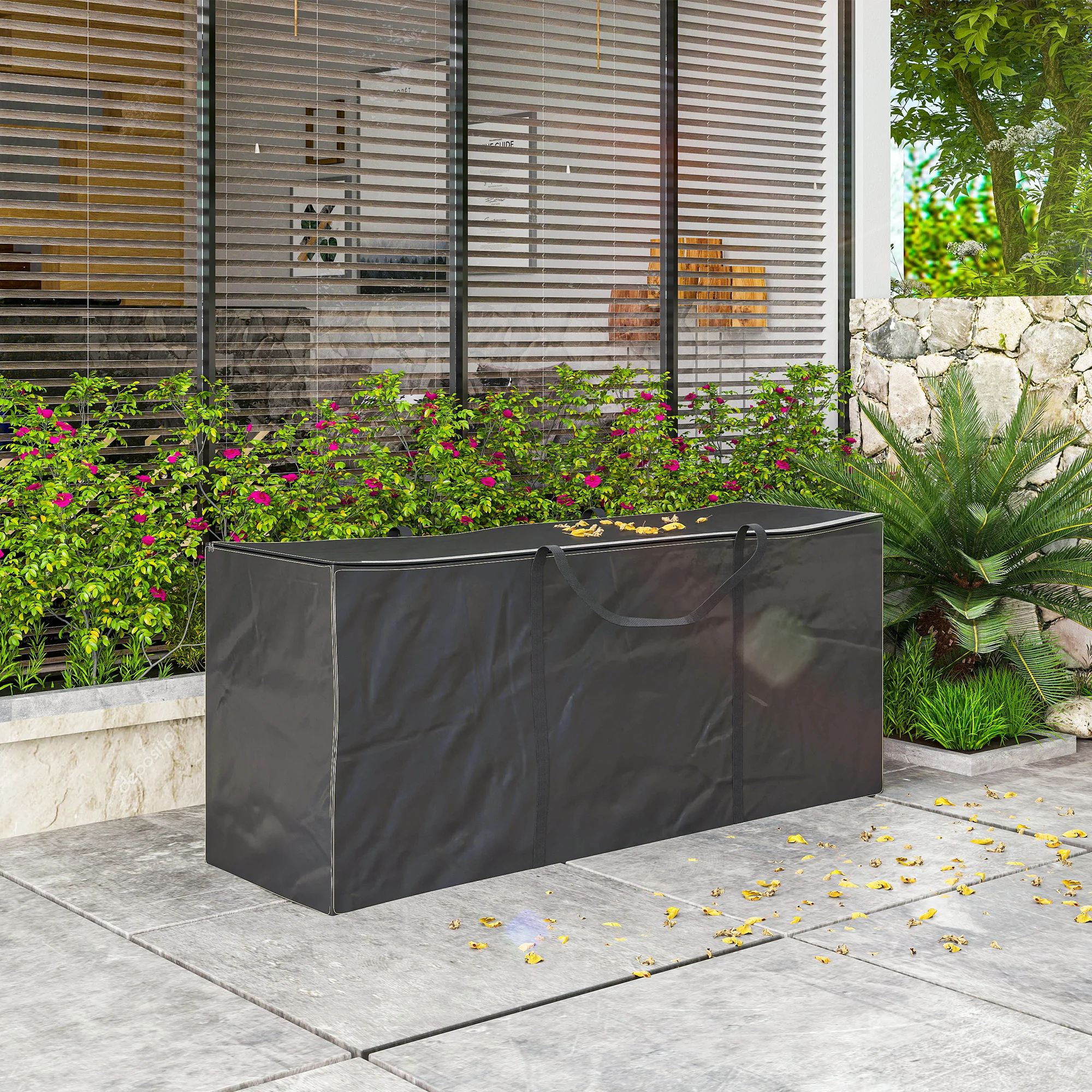 Outsunny 720 L Garden Furniture Cushion Storage Bag, 600D Oxford Fabric - Image 2